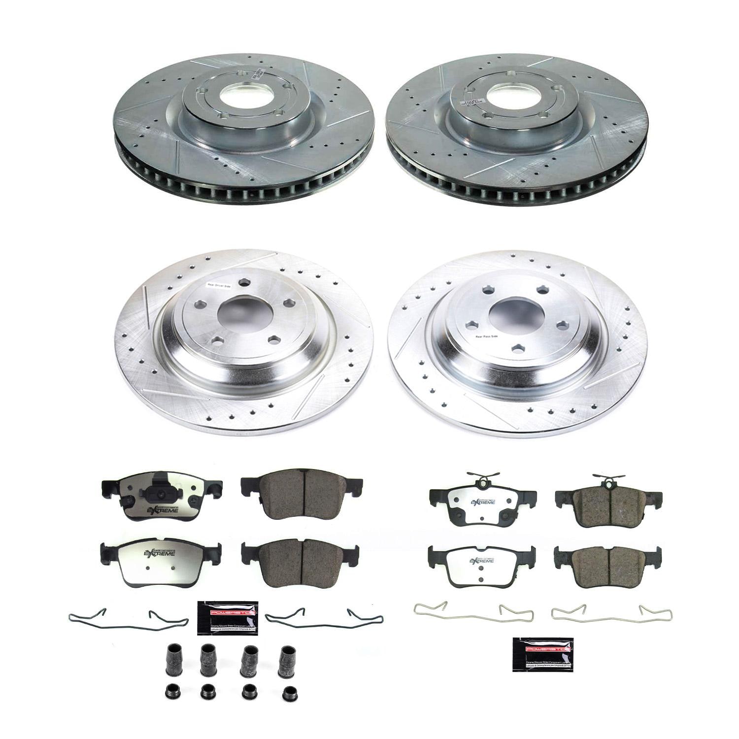 KING CRIMSON 10枚セット 帯・ライナー完備 PowerStop Performance Brake Pads / Rotors Kit K8644-36 | AutoZone