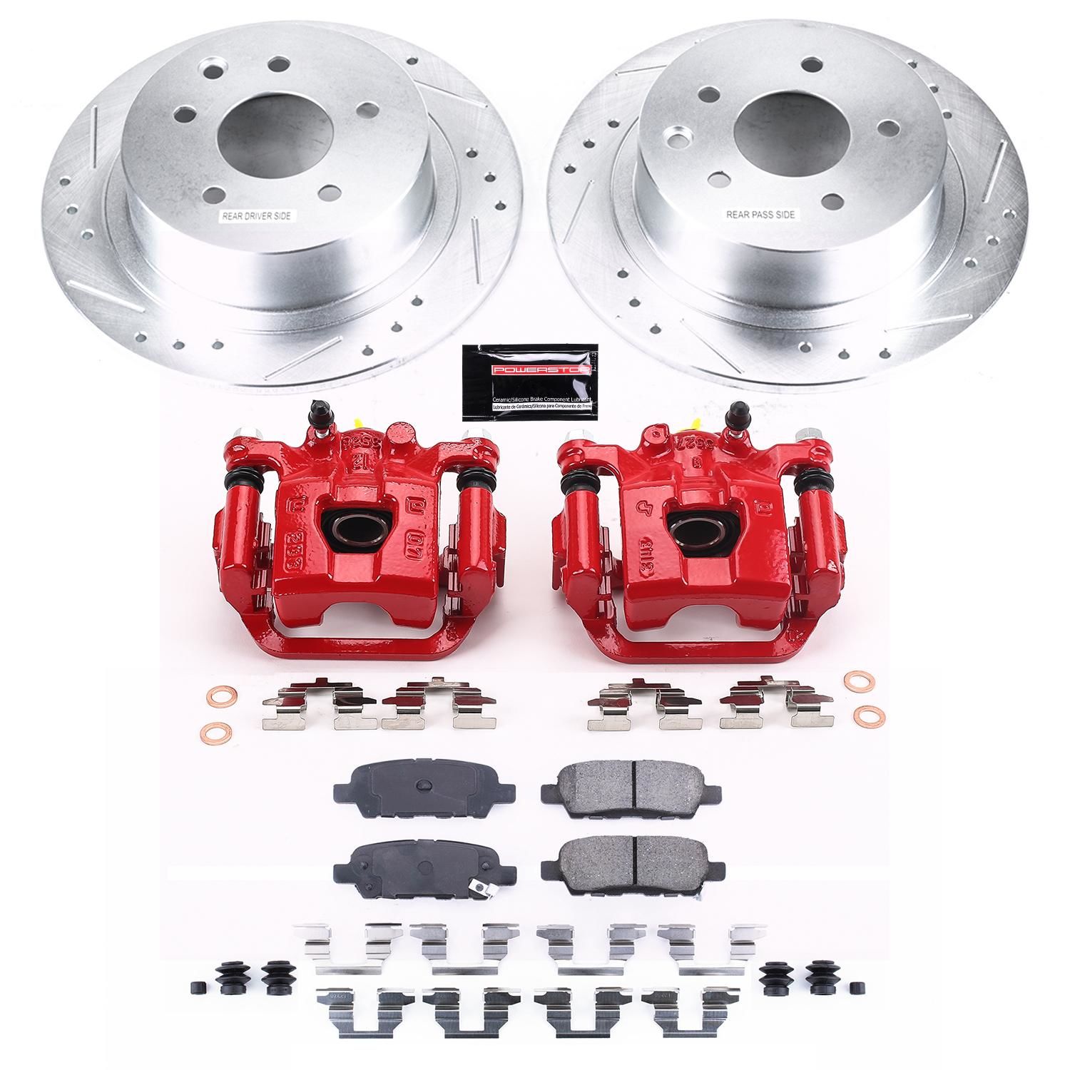 PowerStop Performance Brake Pads / Rotors Kit KC098B for Nissan Sentra