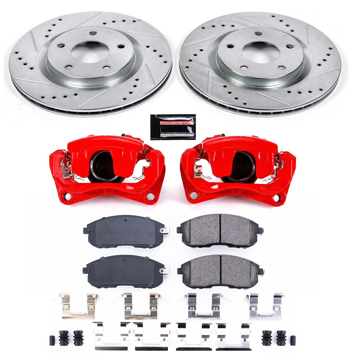 PowerStop Performance Brake Pads / Rotors Kit KC5217A for Nissan Sentra