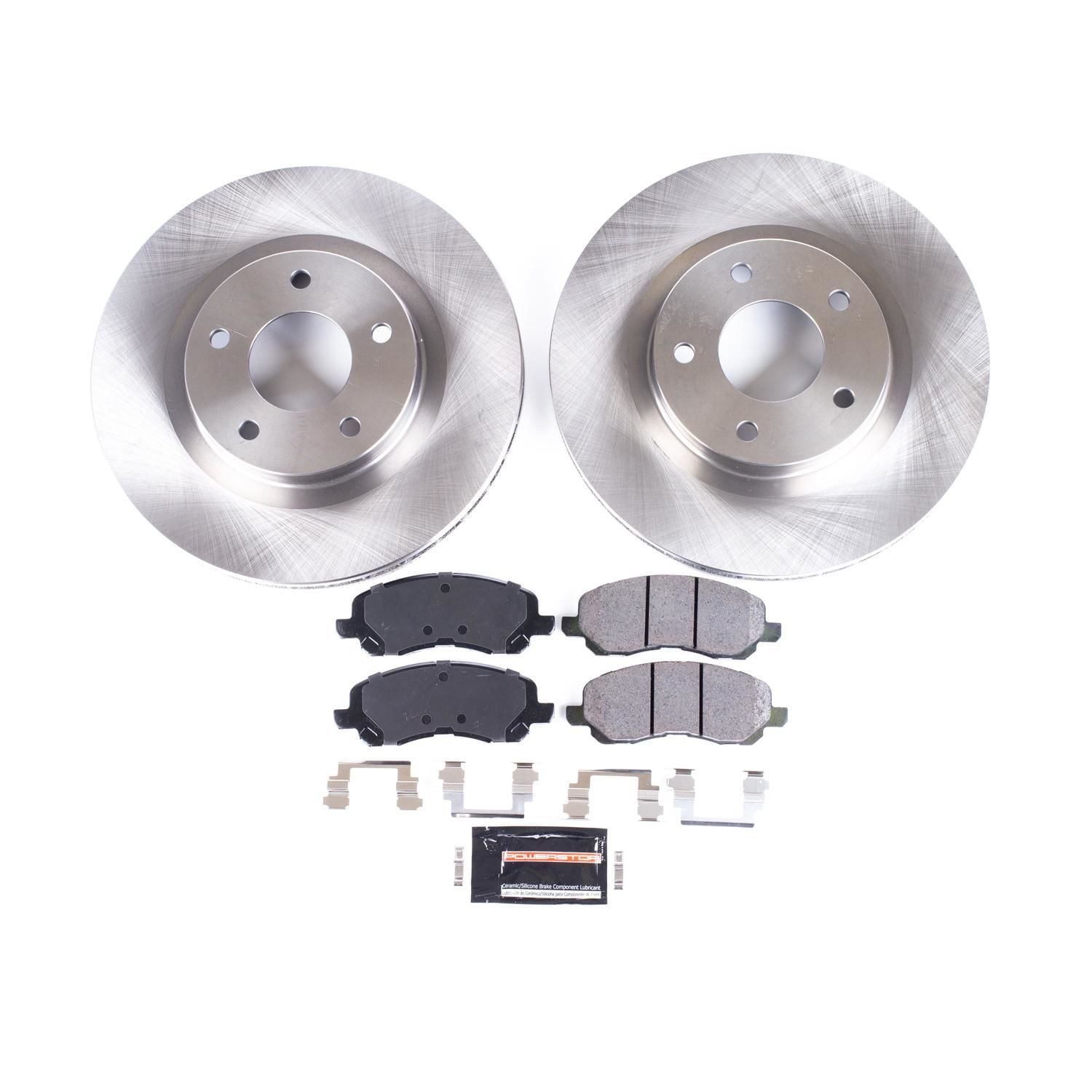 PowerStop Performance Brake Pads / Rotors Kit KOE3032 for Honda Pilot
