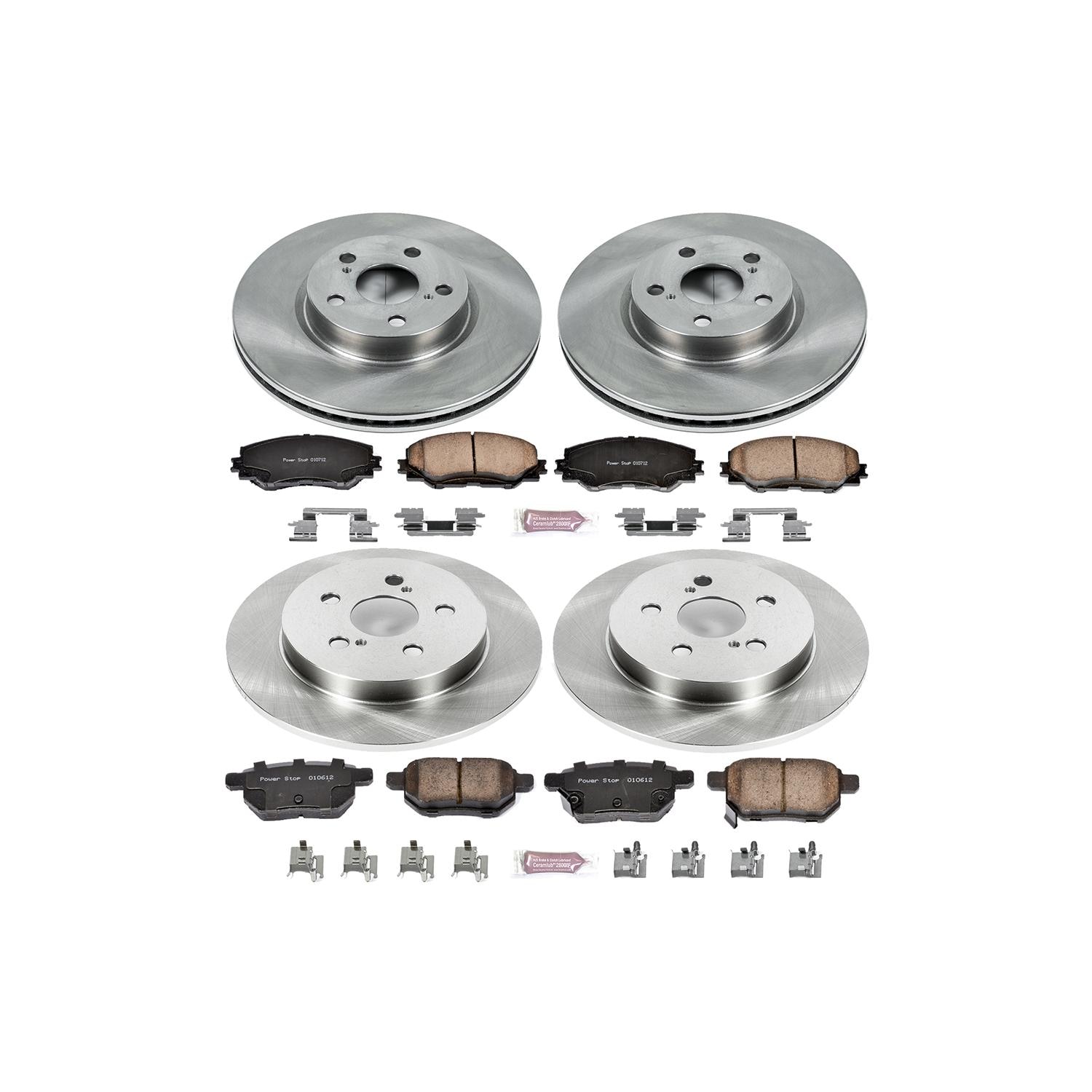 PowerStop Performance Brake Pads / Rotors Kit KOE4140 | AutoZone