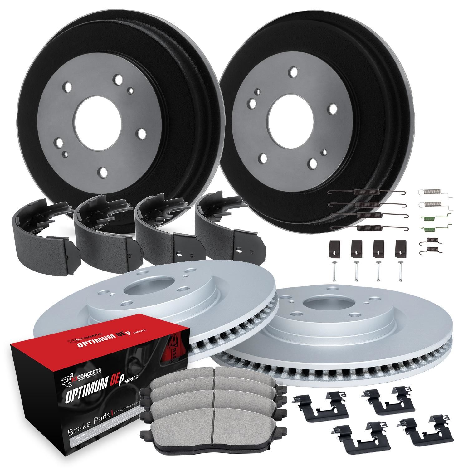 R1 Concepts Disc Brake Kit WDUH2-47142 for Volkswagen Passat