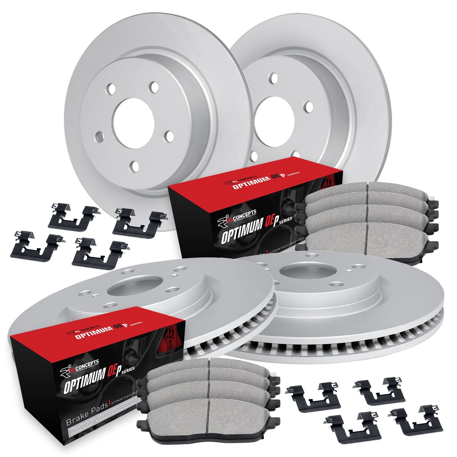 R1 Concepts Disc Brake Kit WDUH2-67053 for Nissan Sentra