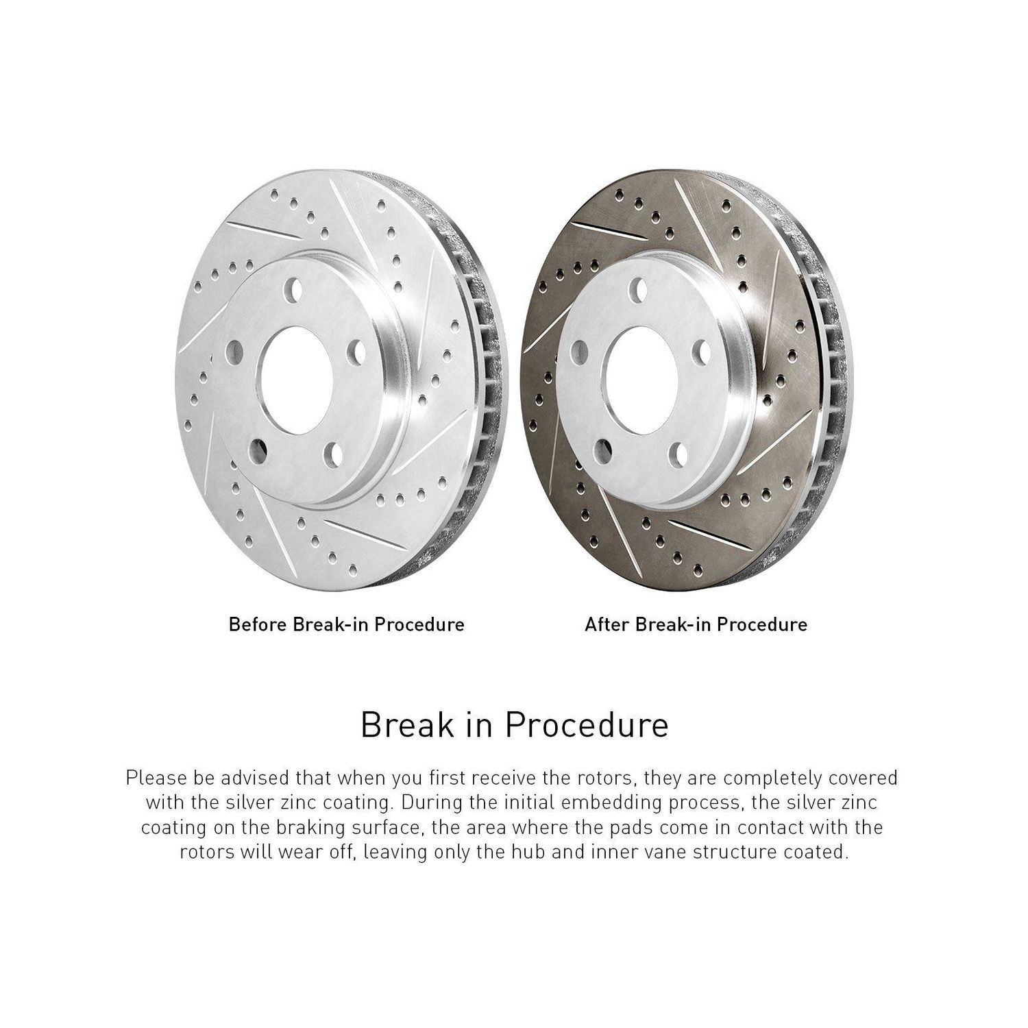 R1 Concepts Drilled And Slotted Black Disc Brake Rotor Set WHPN1-76125 - View #10
