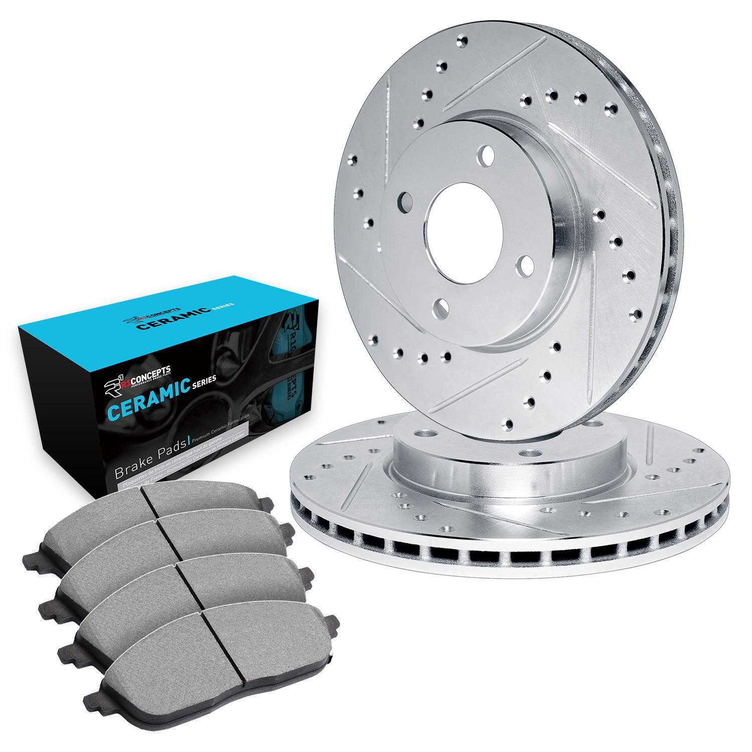 R1 Concepts Disc Brake Kit WGWN1-92045 for Volkswagen Passat