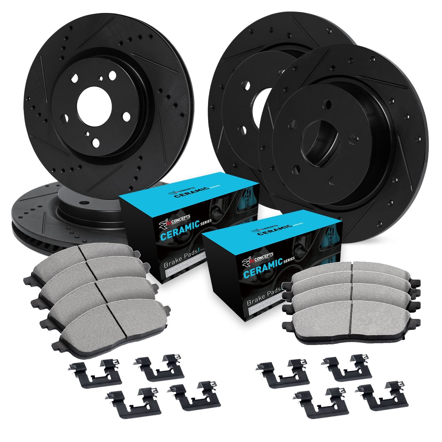 R1 Concepts Disc Brake Kit WHWH2-59069 for Nissan Sentra