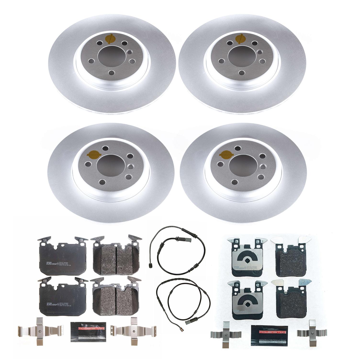 Euro-Stop Performance Brake Pads / Rotors Kit ESK7436 for Nissan Sentra