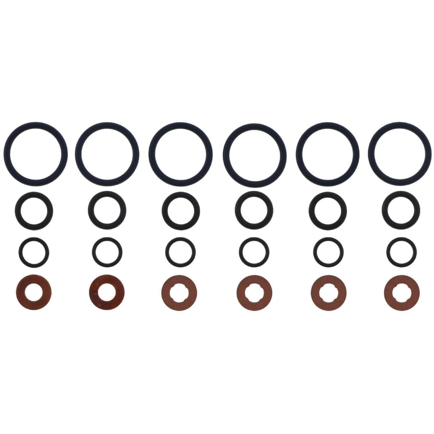 GENUINE NOZZLE INJECTOR SEAL WASHER SET FOR NISSAN NAVARA D40,PATHFINDER 2.5DCI | UK