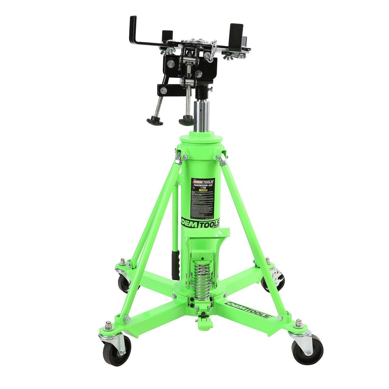 OEMTOOLS 1 Ton 2 Stage Telescoping Transmission Jack | AutoZone