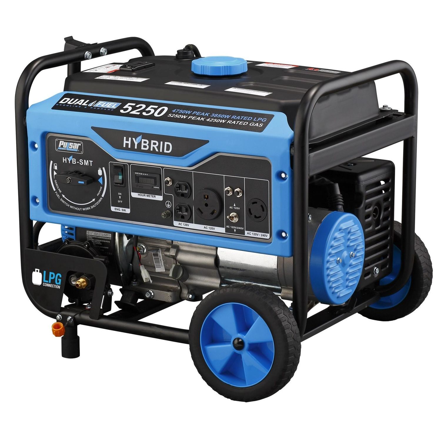 Pulsar 5,250 Watts Dual Fuel Portable Generator | AutoZone