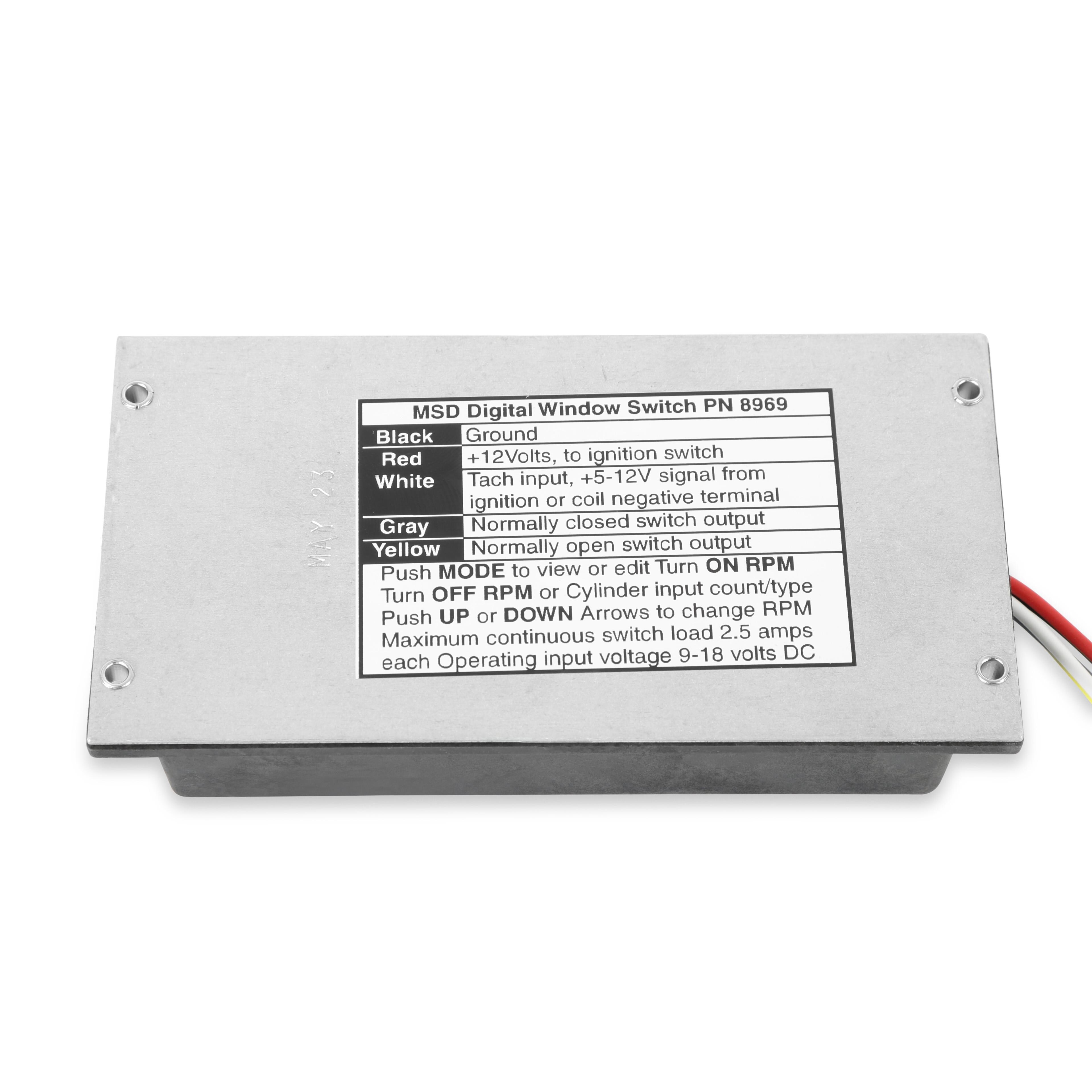 MSD Digital RPM Window Switch | AutoZone
