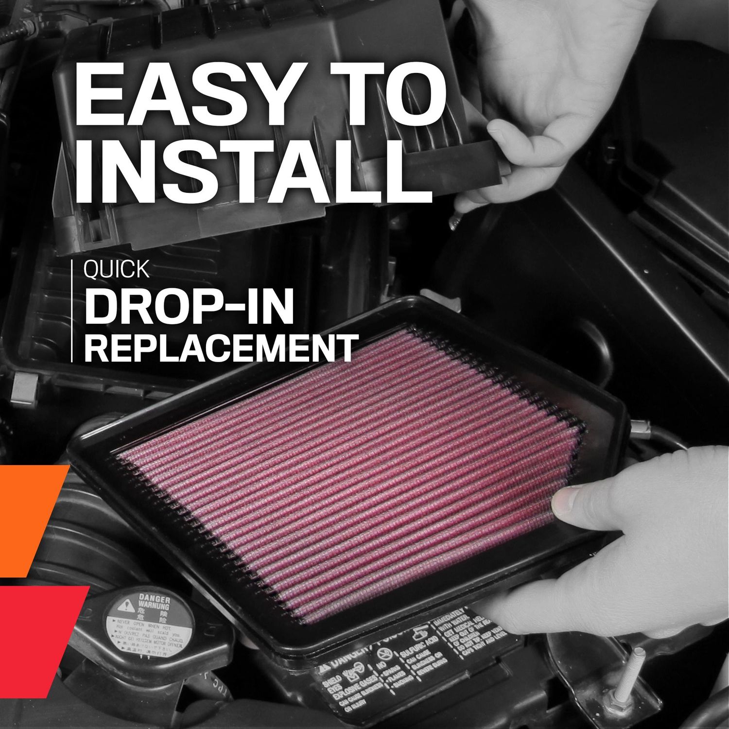 K&N Filters 33-2447 Replacement Air Filter | Automotive Superstore | Shop Online