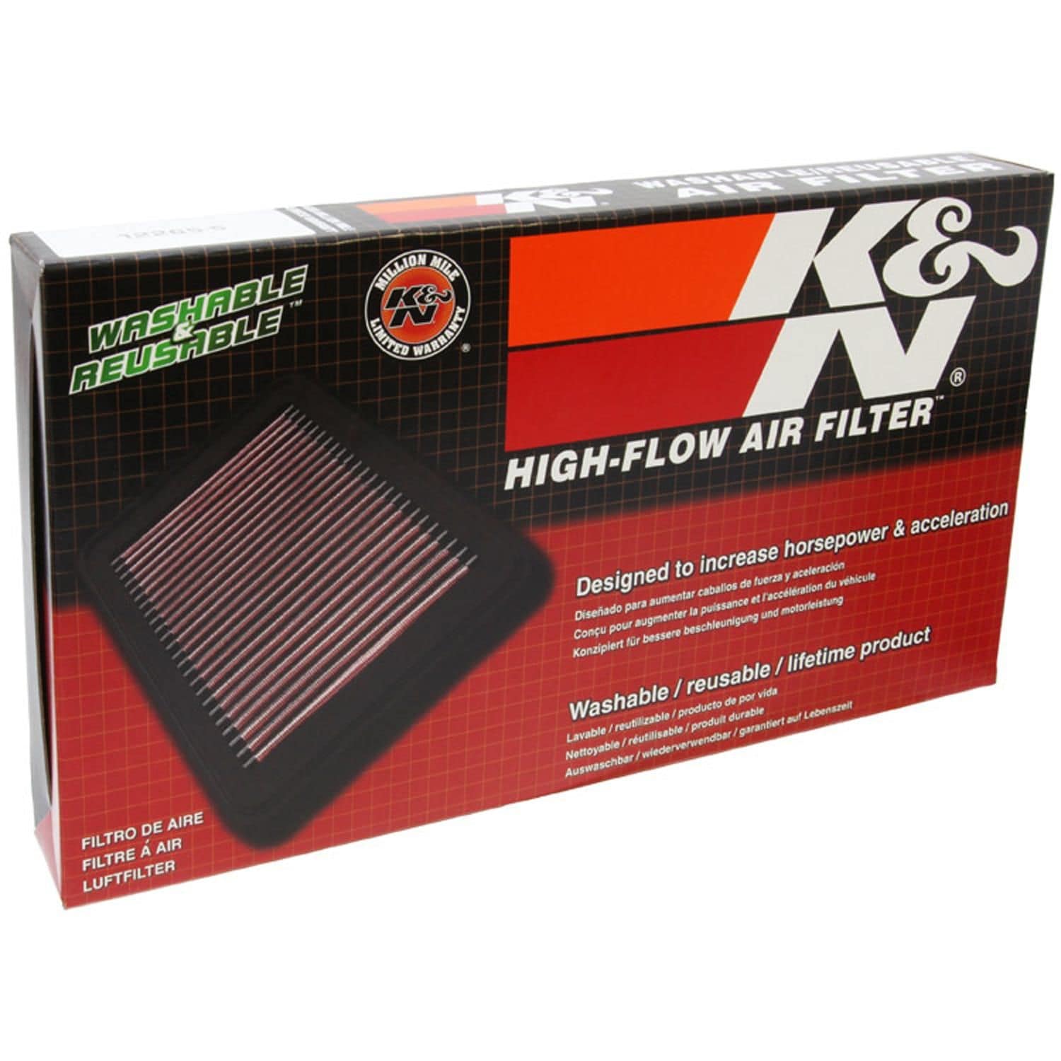 K&N Performance Powersports Washable Performance Air Filter HA 