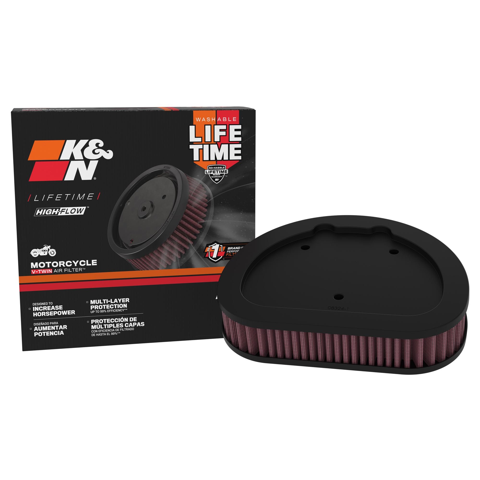 K&N Performance Powersports Air Filter HD-1508 | AutoZone