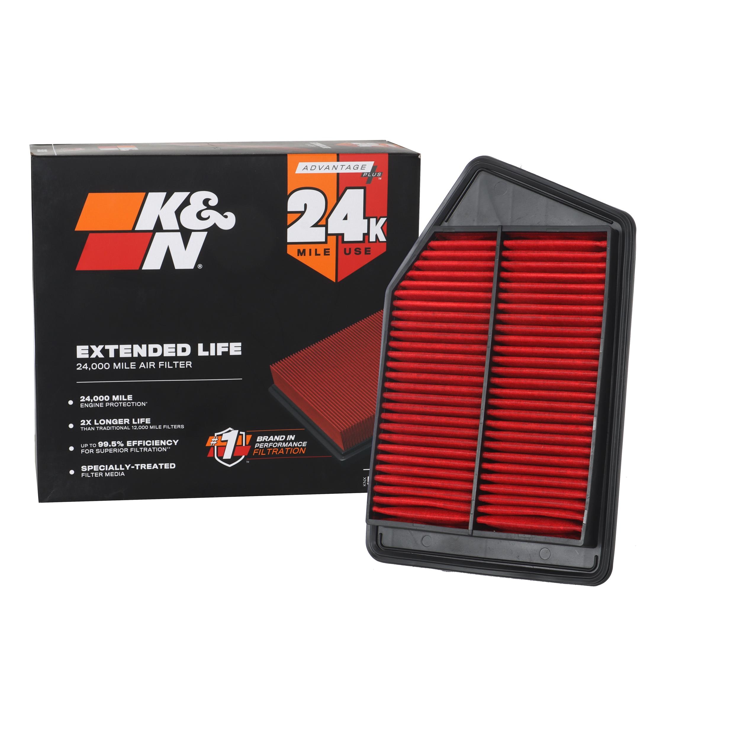 K&N Panel Engine Air Filter KNX-2498 | AutoZone