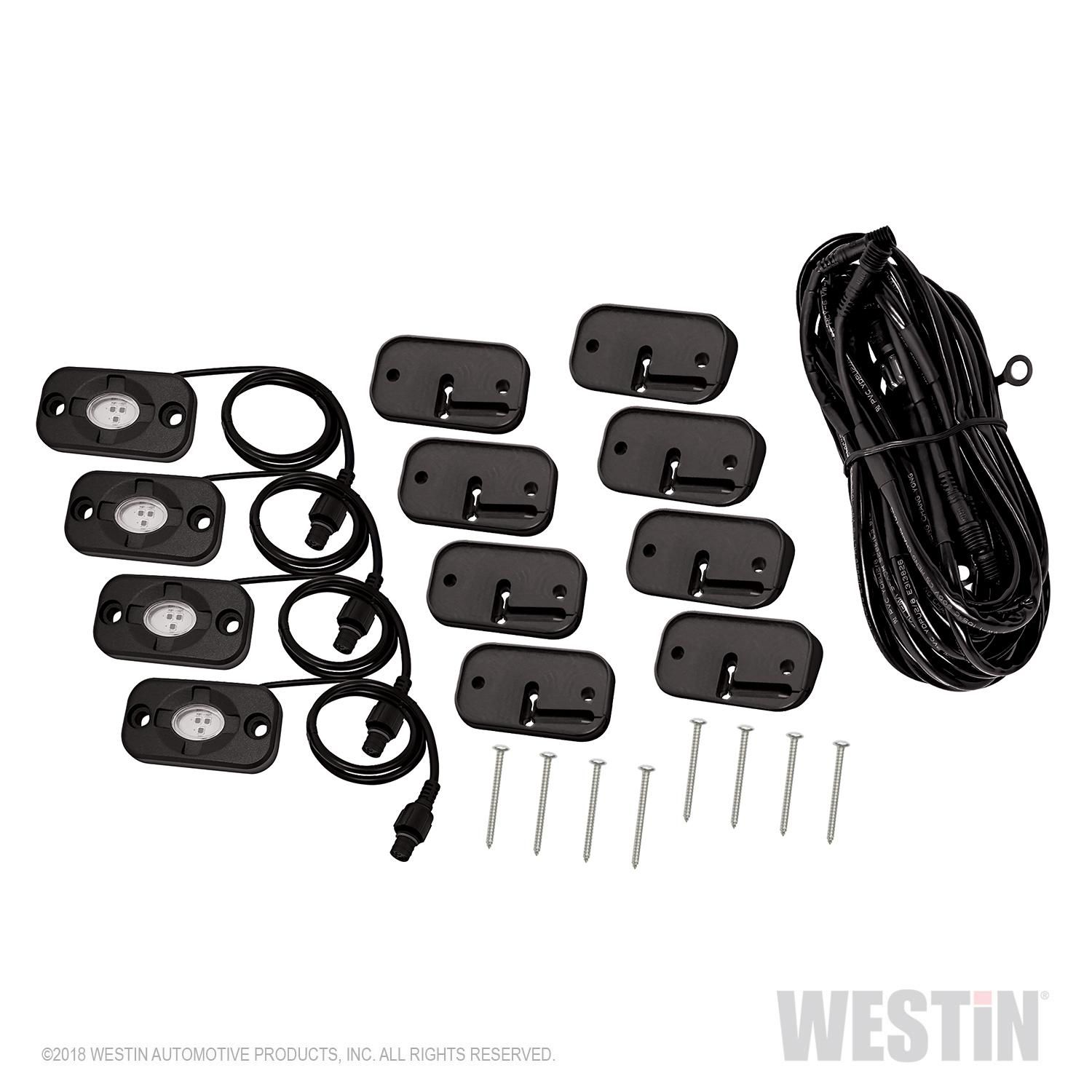 Westin 9in Light 14ft Long Wiring Harness And Switch 4 Piece for Chrysler PT Cruiser