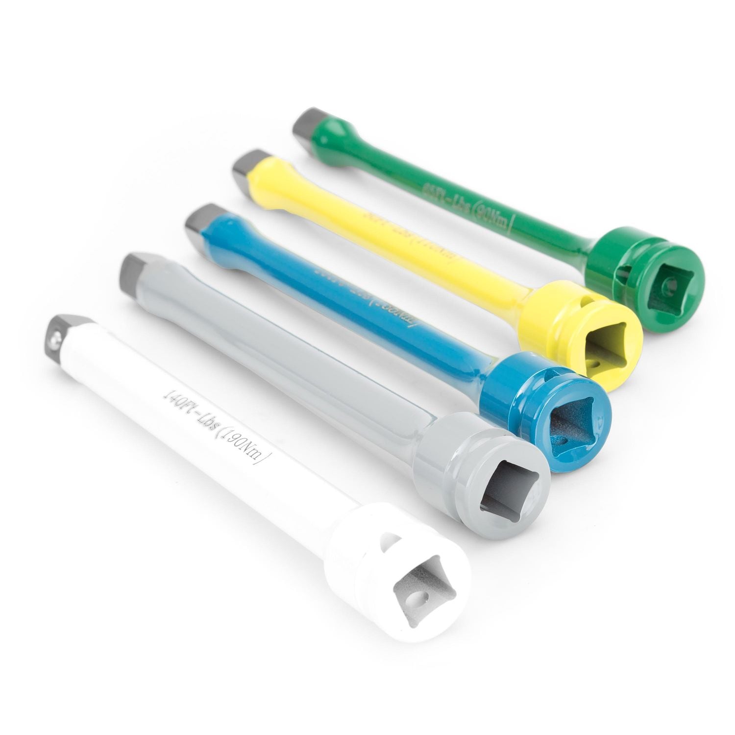 Orion Motor Tech 10pc 1/2" Drive Torque Extension Bar Set – Limiting Torque Sticks (Chrome-Moly Steel)