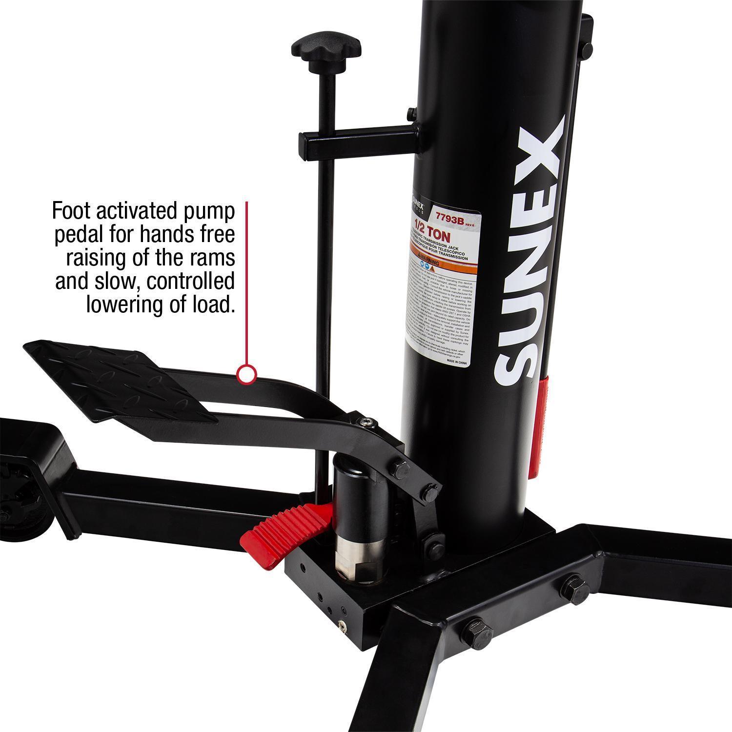 Transflex Jack Sunex 1,000lbs Telescopic Transmission Jack 7793B | AutoZone