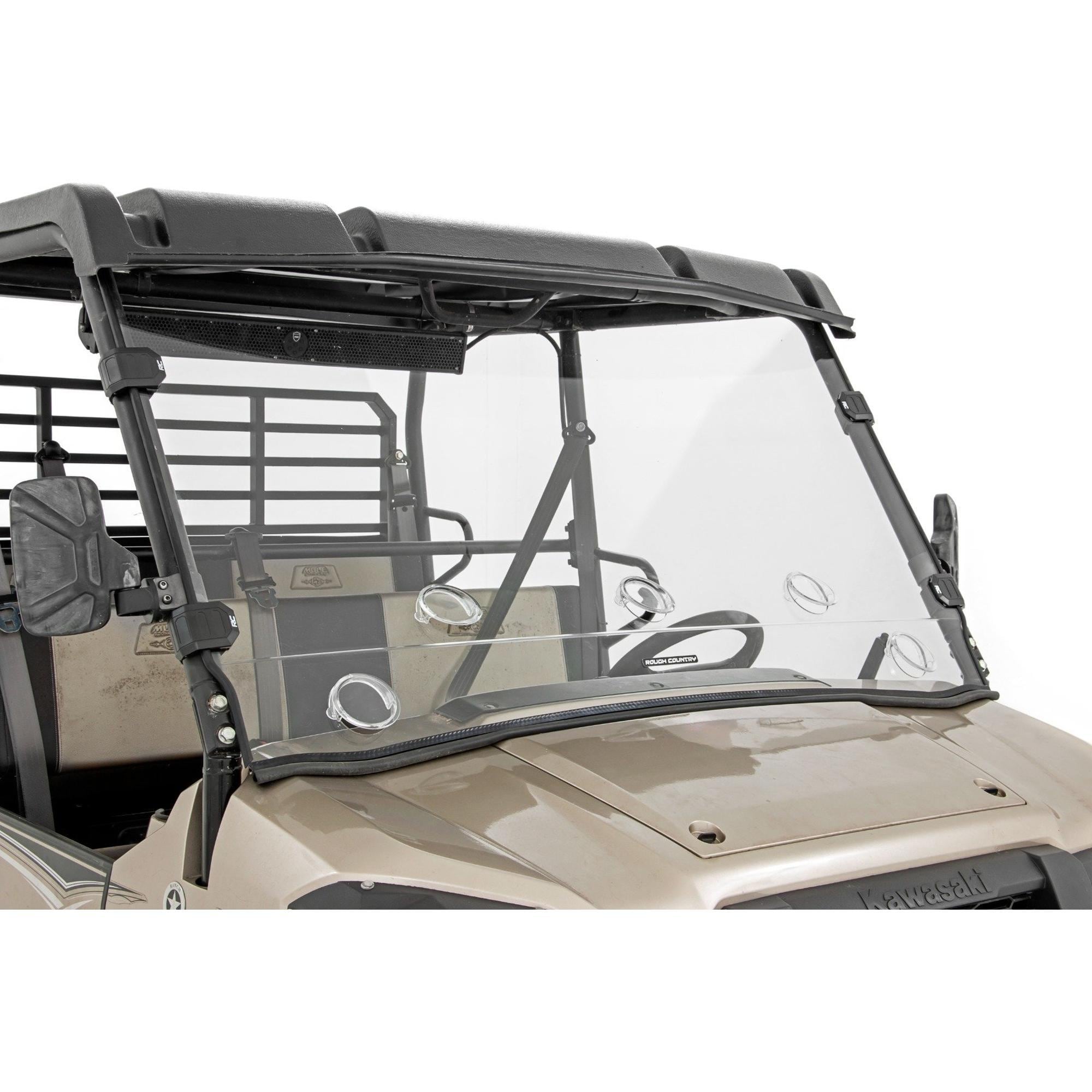 Rough Country Scratch Resistant Vented Full Windshield for