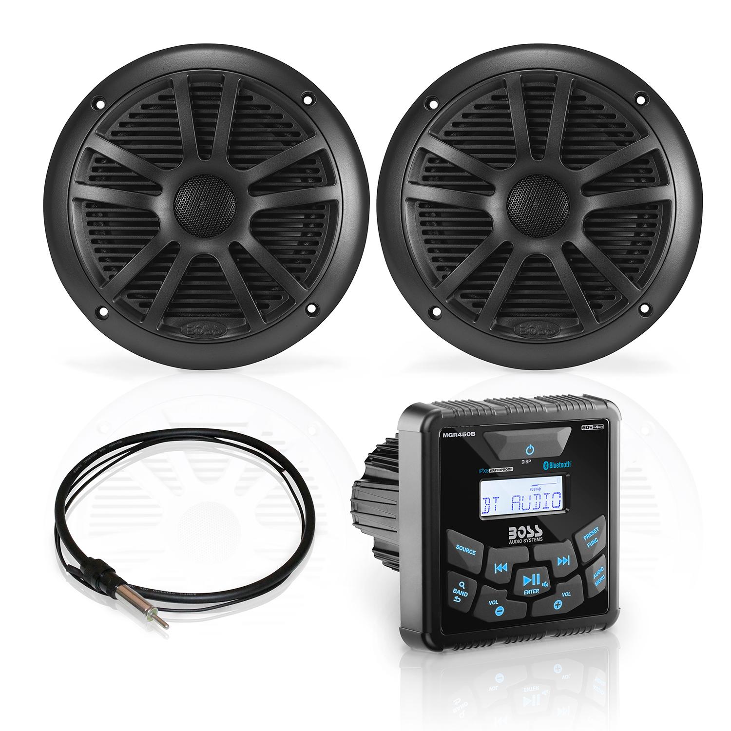 Boss Audio 6 1/2in Speakers AM/FM, Bluetooth Gauge Radio | AutoZone