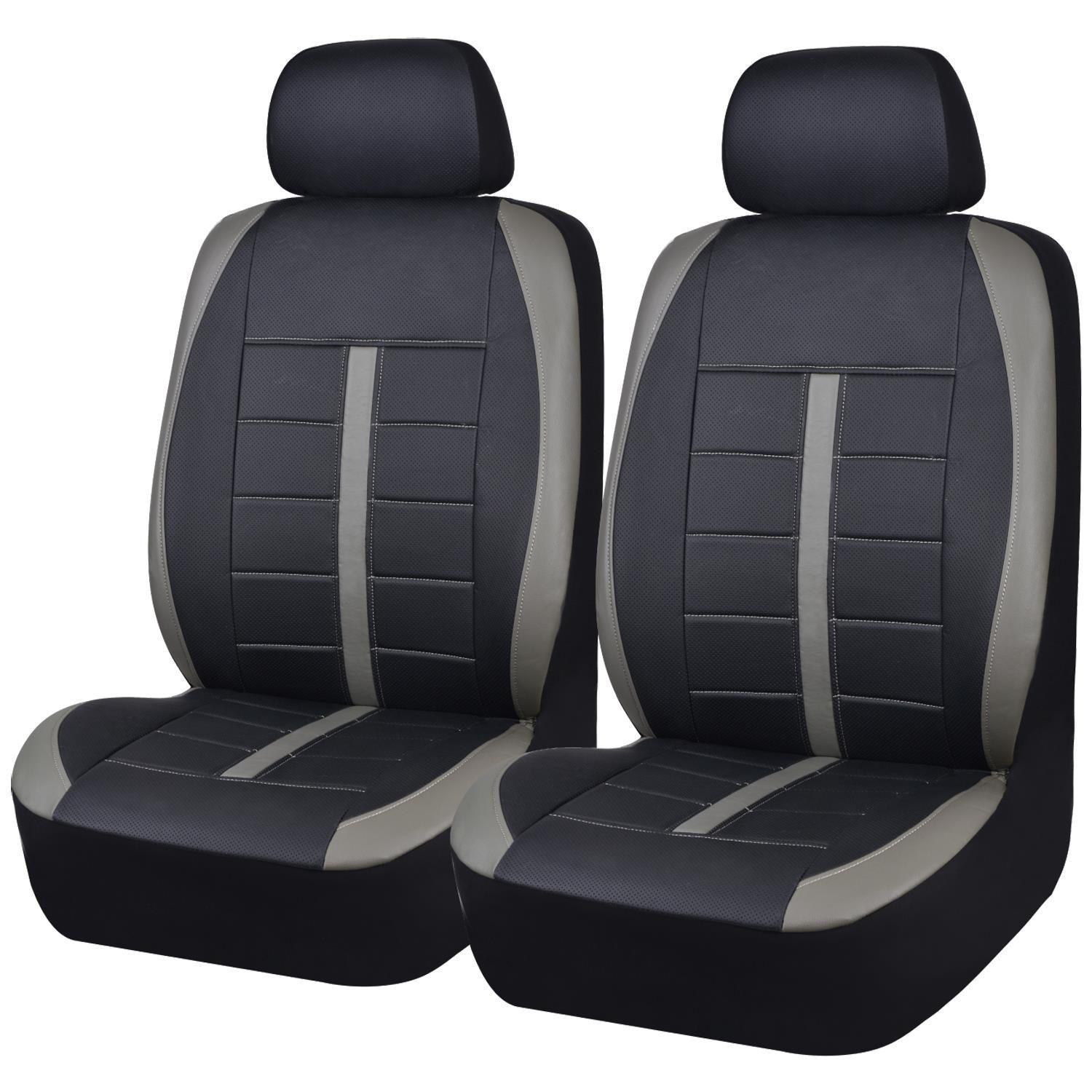 ProElite Black and Gray Seat Cover Set for Buick Encore