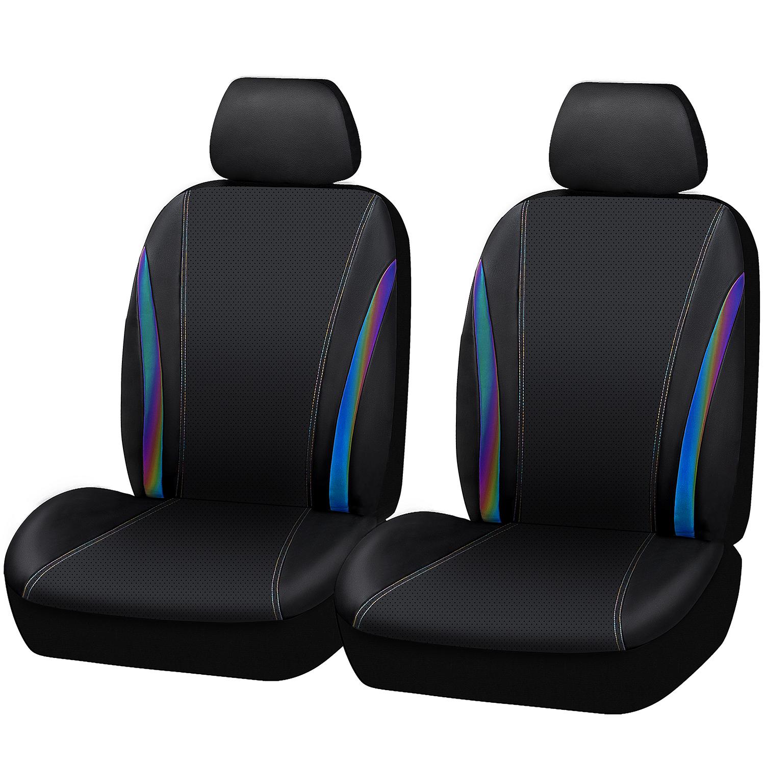 FOR Hyundai i30 Grey / Black Front Car Seat Covers Protectors
