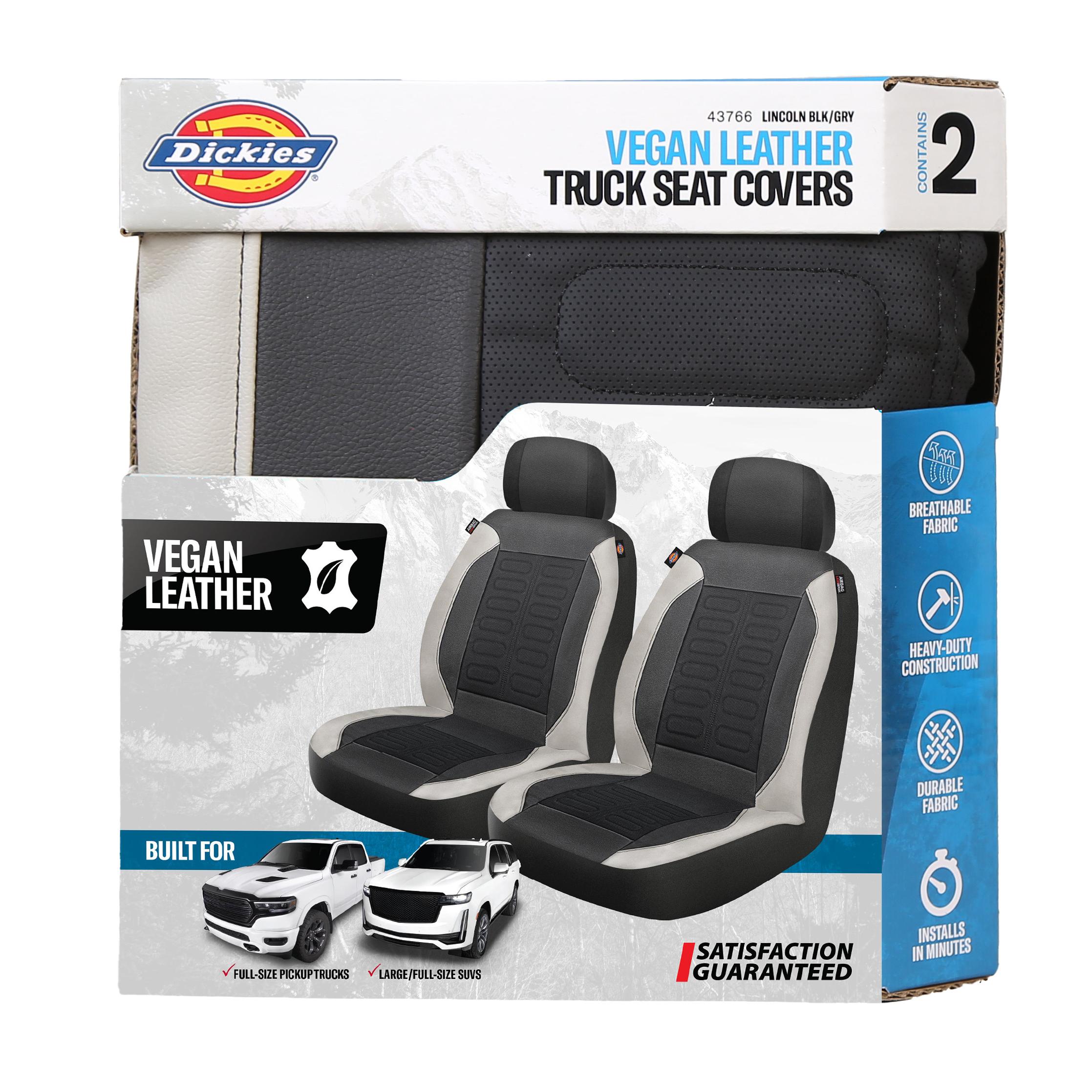 Dickies Black PVC Seat Cover Set for Buick Encore
