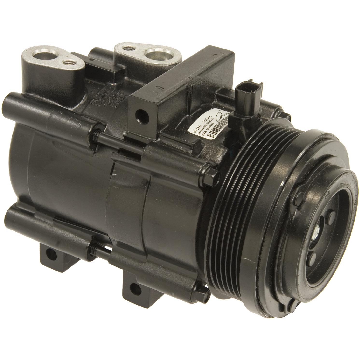 Four Seasons Remanufactured A/C Compressor With Clutch 67185