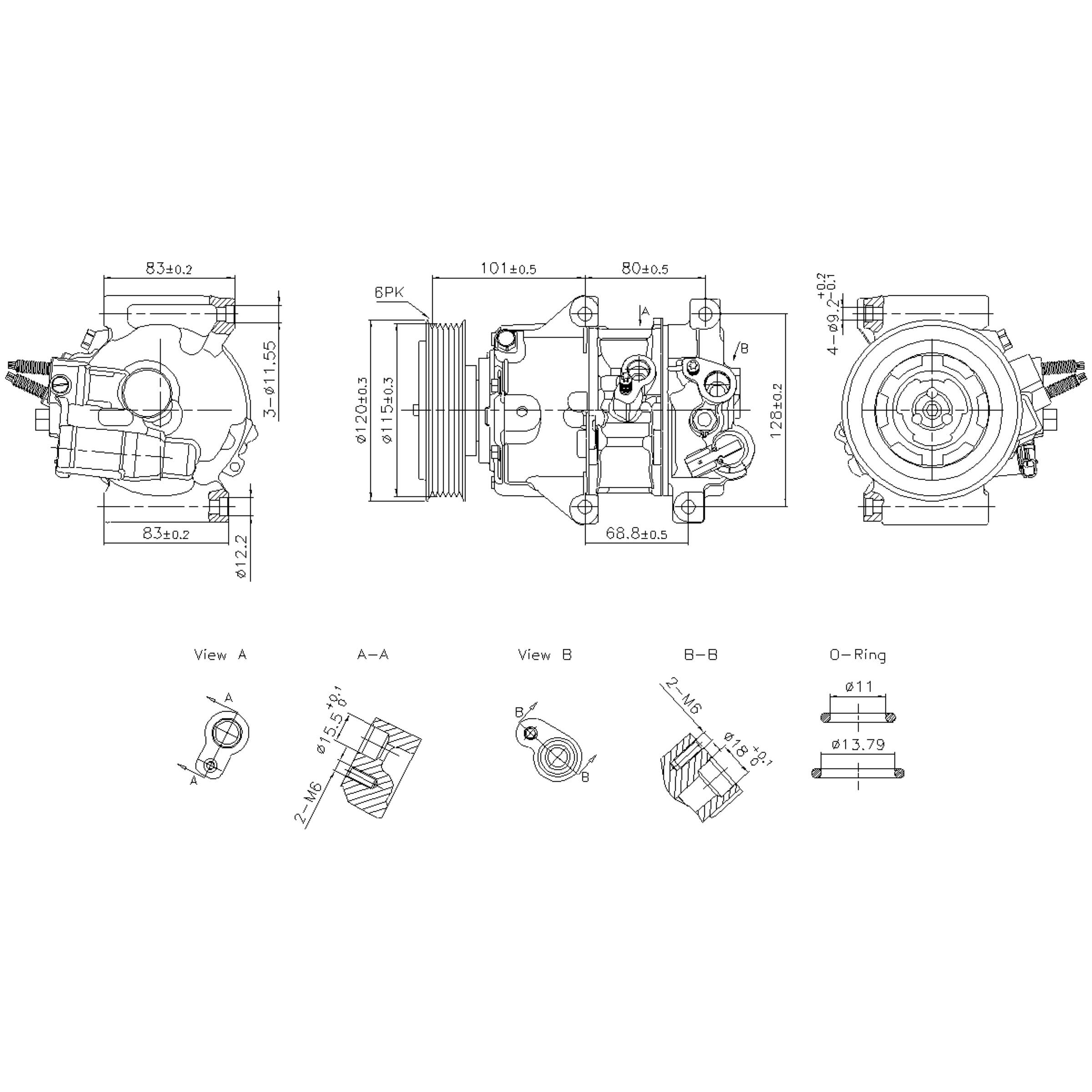 Nissens A/C Compressor 890898 | AutoZone