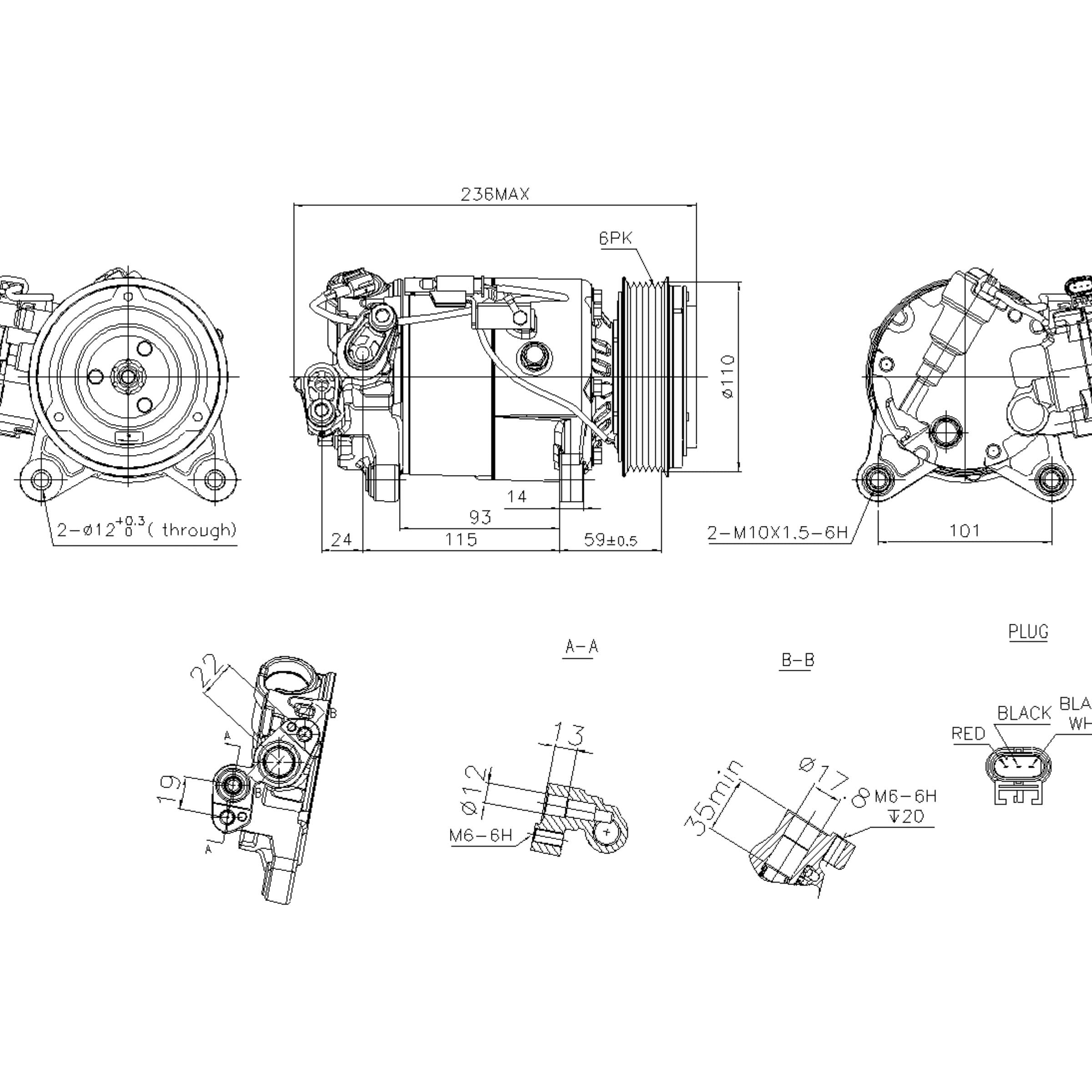 Nissens A/C Compressor 891019 | AutoZone