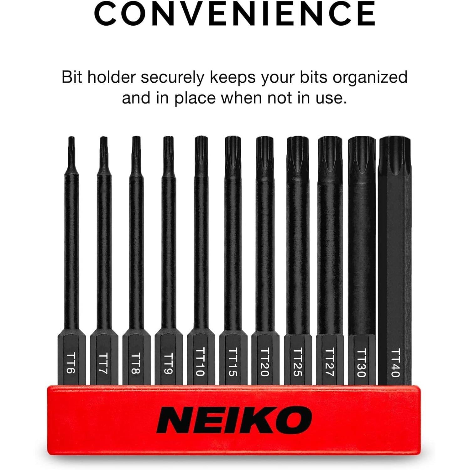新品未開封 Bee No.97 Pinochle オールドデック NEIKO TT6 to TT40, Tamperproof Magnetic Torx, S2 Steel, Torx Head