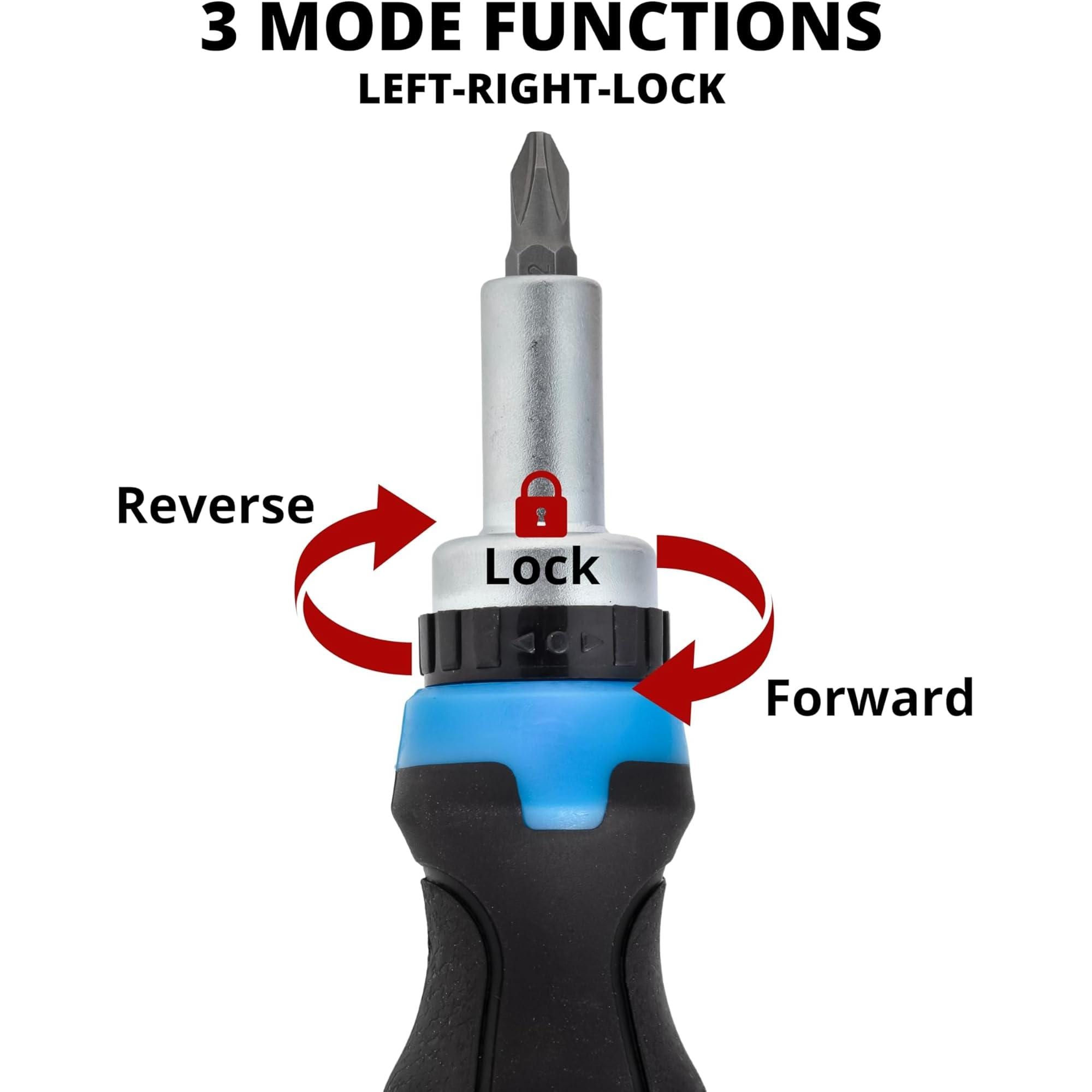 NEIKO Cr-V Steel, Security Bit Set and Ratcheting Screwdriver, 101