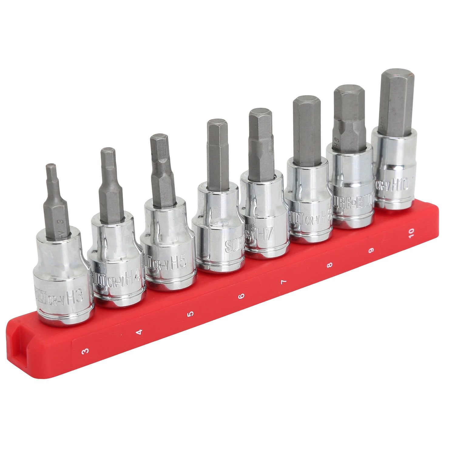Great Neck 3/8in Drive Hex Bit Set Metric 9 Piece | AutoZone