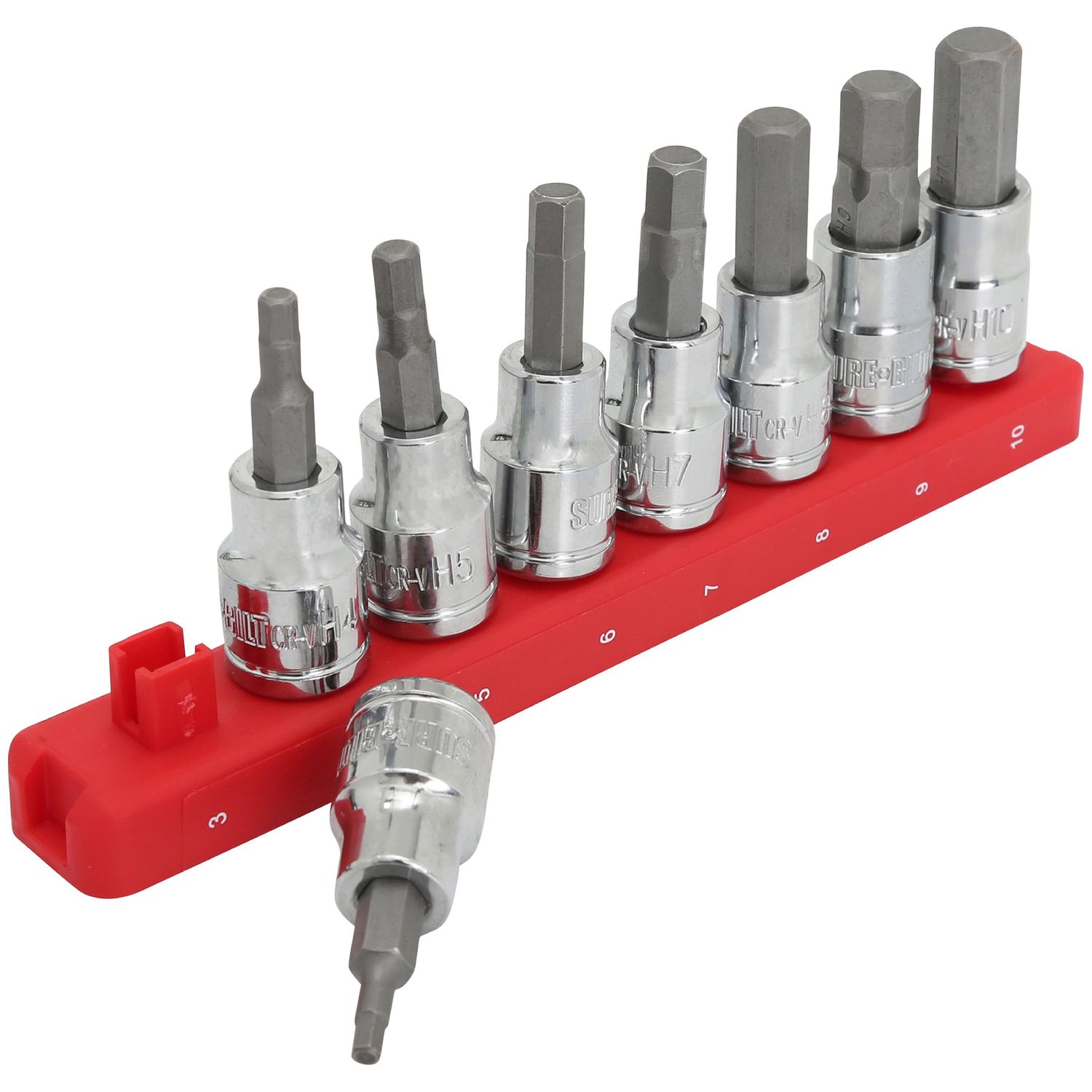 Great Neck 3/8in Drive Hex Bit Set Metric 9 Piece | AutoZone