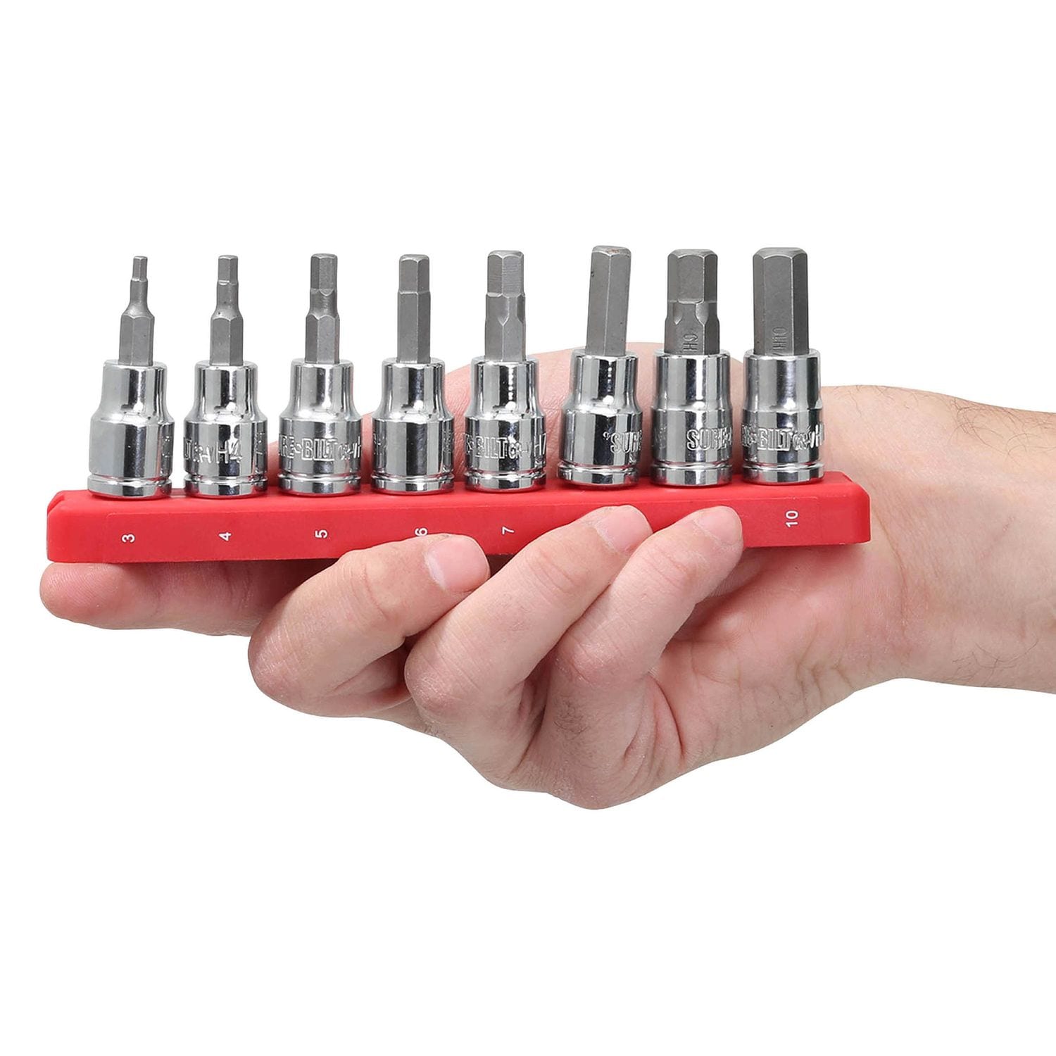 Great Neck 3/8in Drive Hex Bit Set Metric 9 Piece | AutoZone