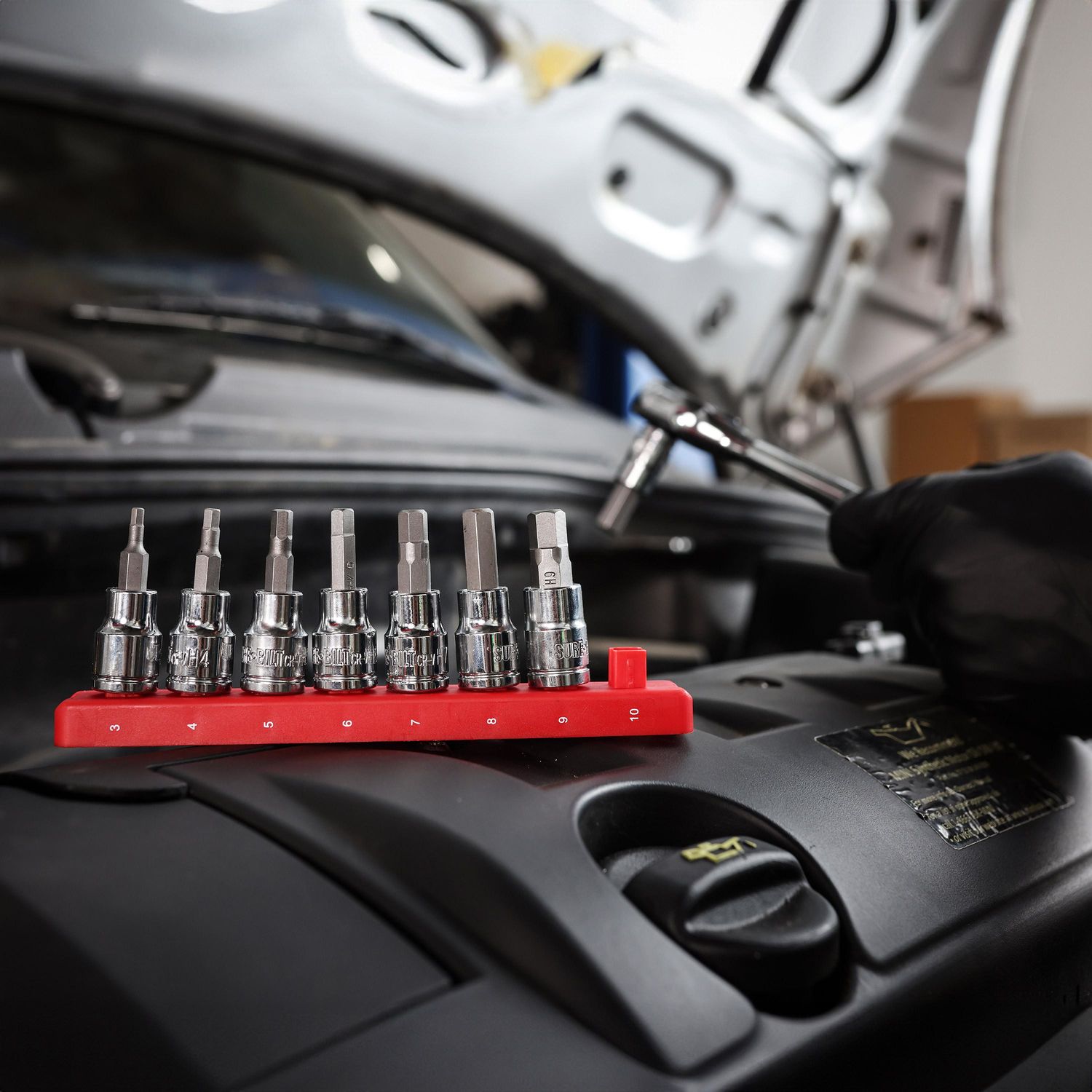 Great Neck 3/8in Drive Hex Bit Set Metric 9 Piece | AutoZone