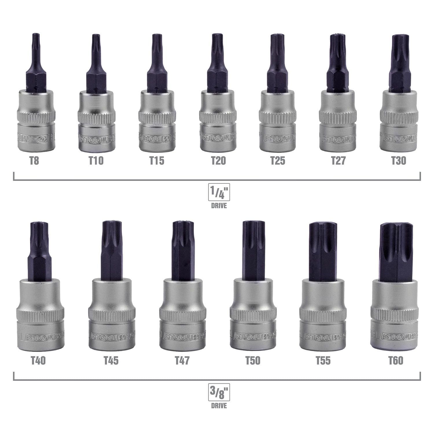 OEMTOOLS Magnetic Star Bit Socket Set 13 Piece | AutoZone