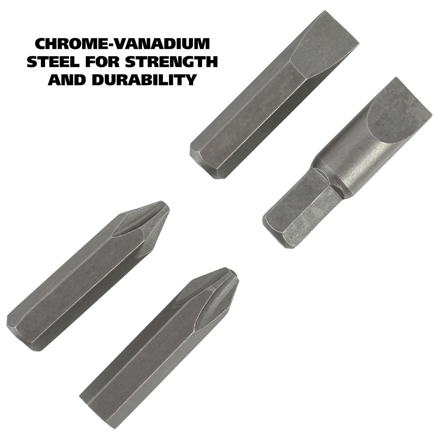Great Neck 5/16in and 3/8in #2, #3, Impact Bit Set 4 Piece | AutoZone