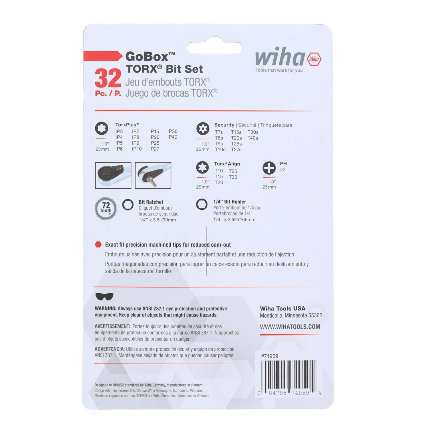 Wiha Tools Driver Bit Set | AutoZone