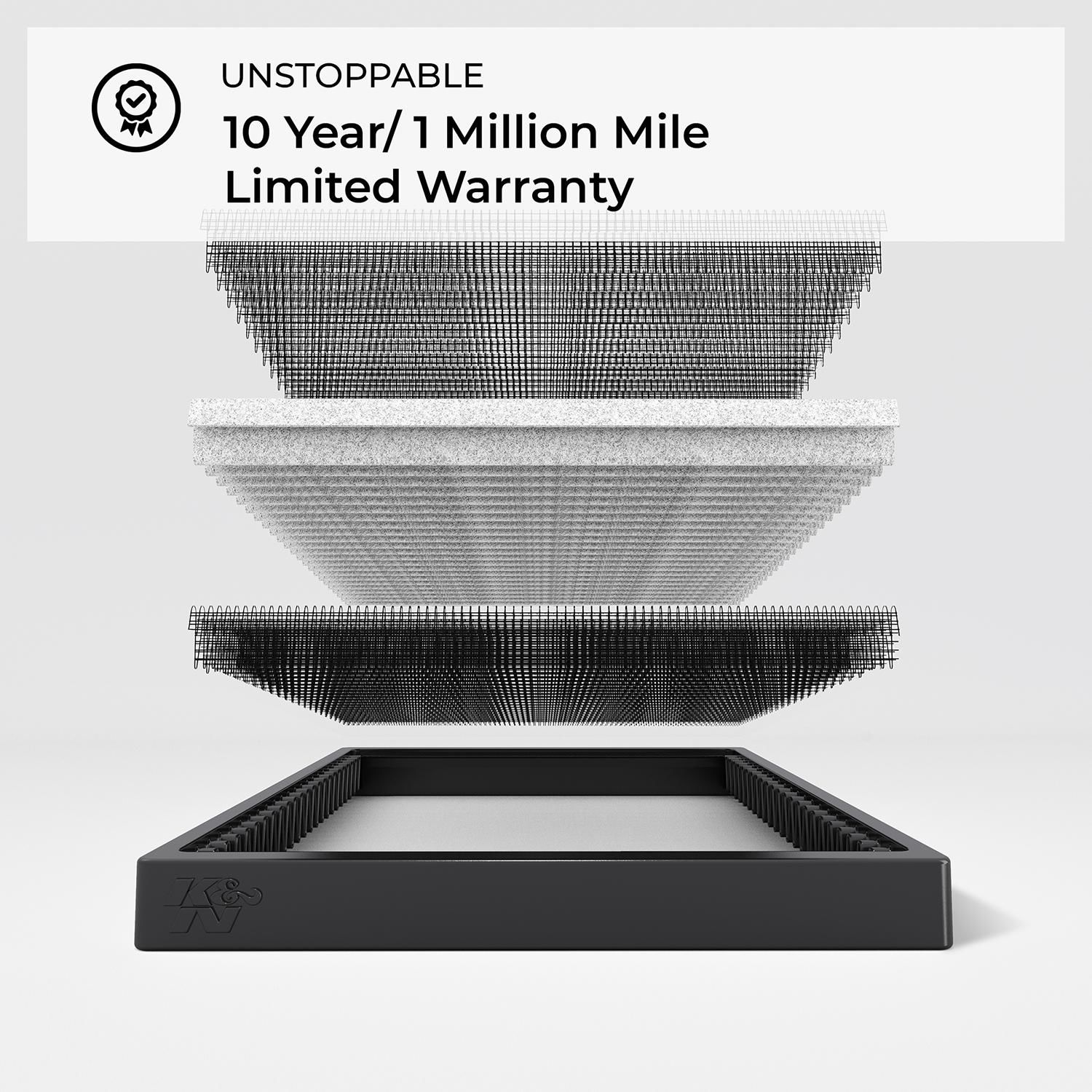 K&N Performance Cabin Air Filter VF2041 for Mercury Mariner