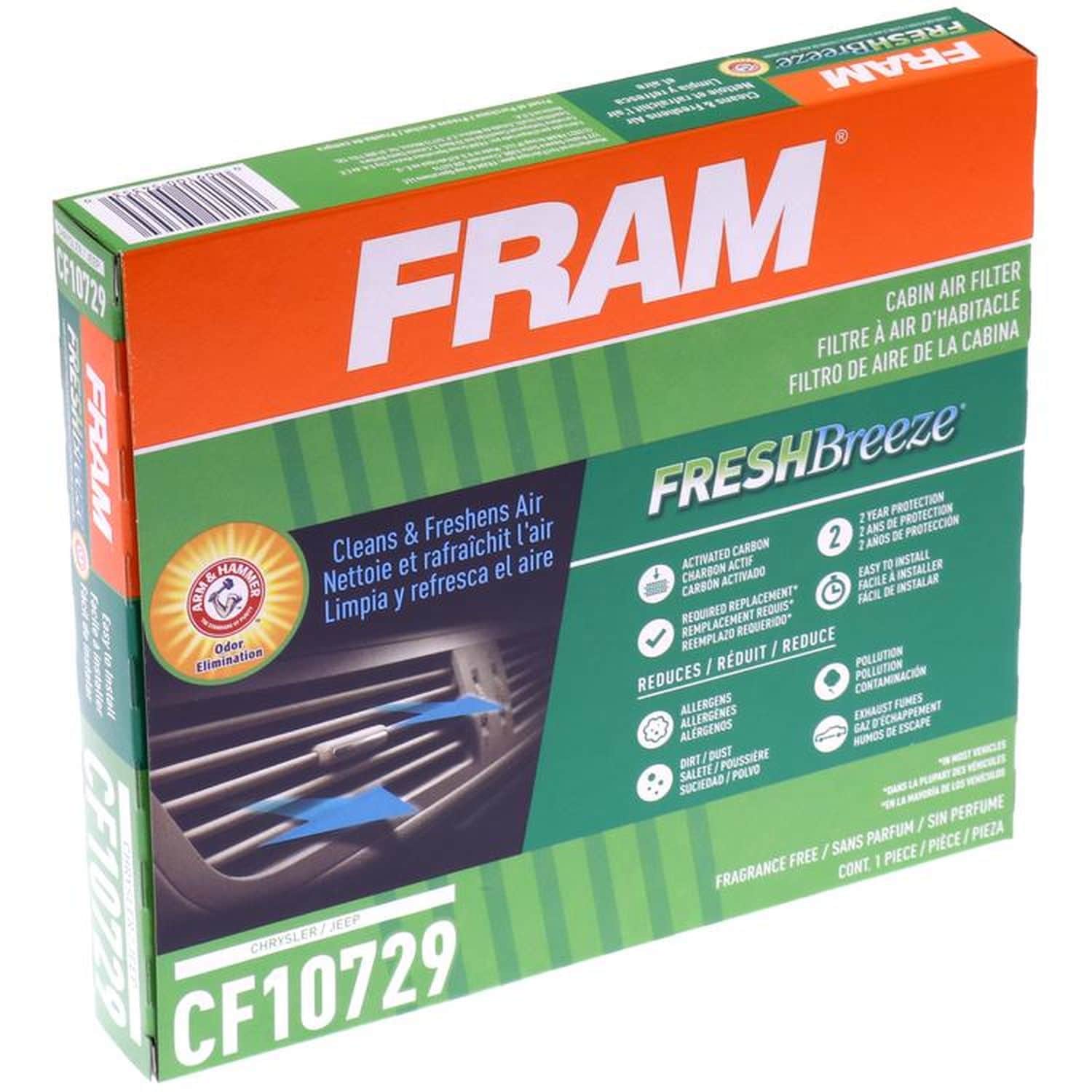 CF10729 FRAM Fresh Breeze Cabin Air Filter - View #2