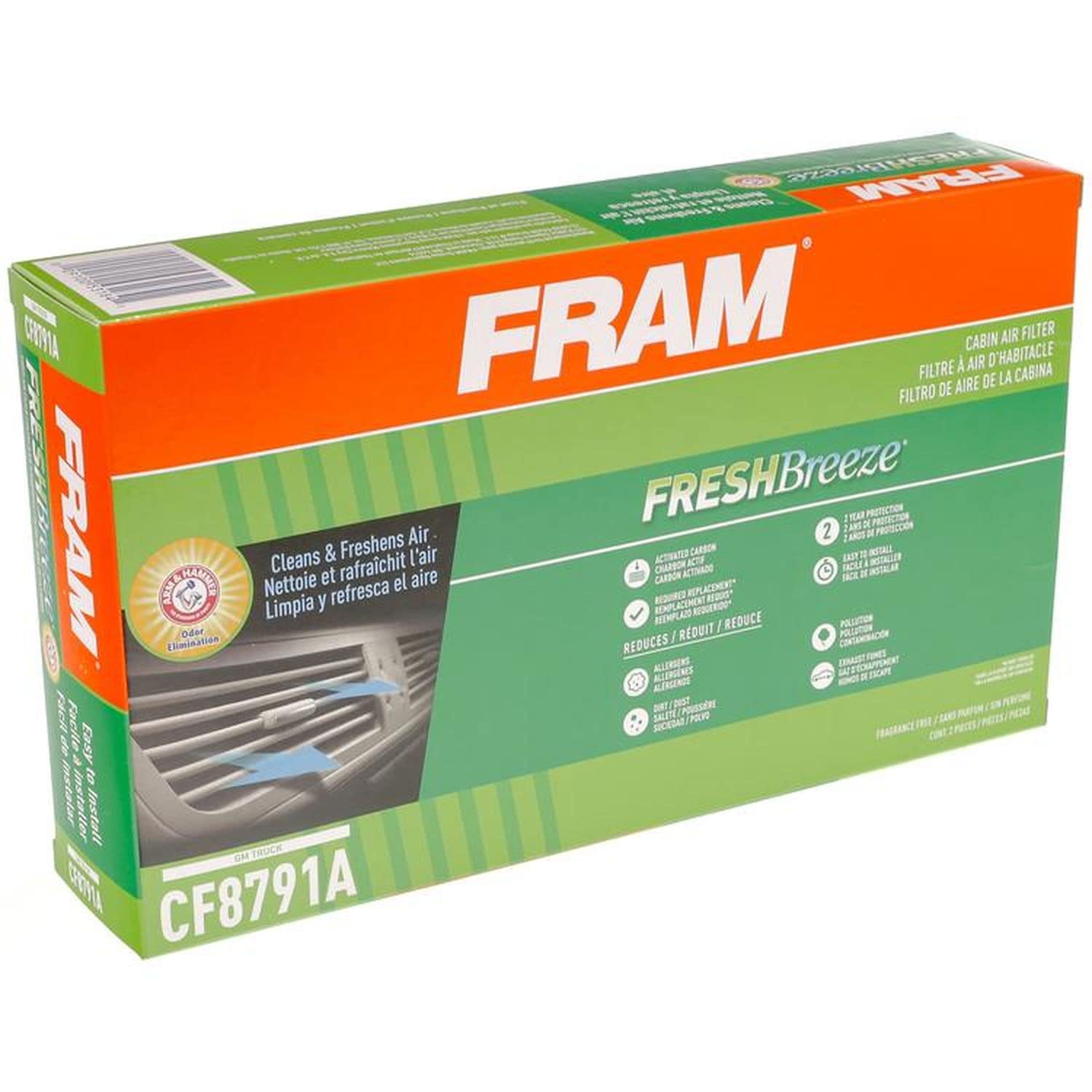 FRAM Fresh Breeze Cabin Air Filter For 2016 - 2022 Ram 1500 2500 3500