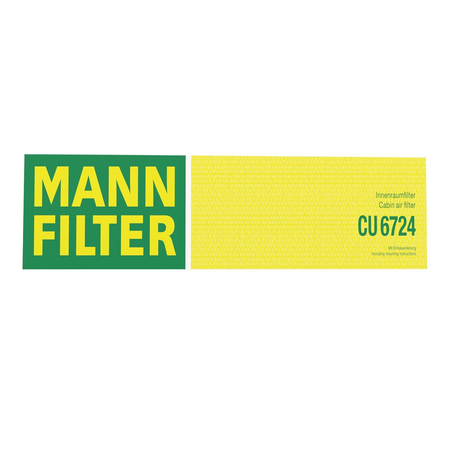 1x Filter, Innenraumluft MANN-FILTER FP 6724 passend für BMW