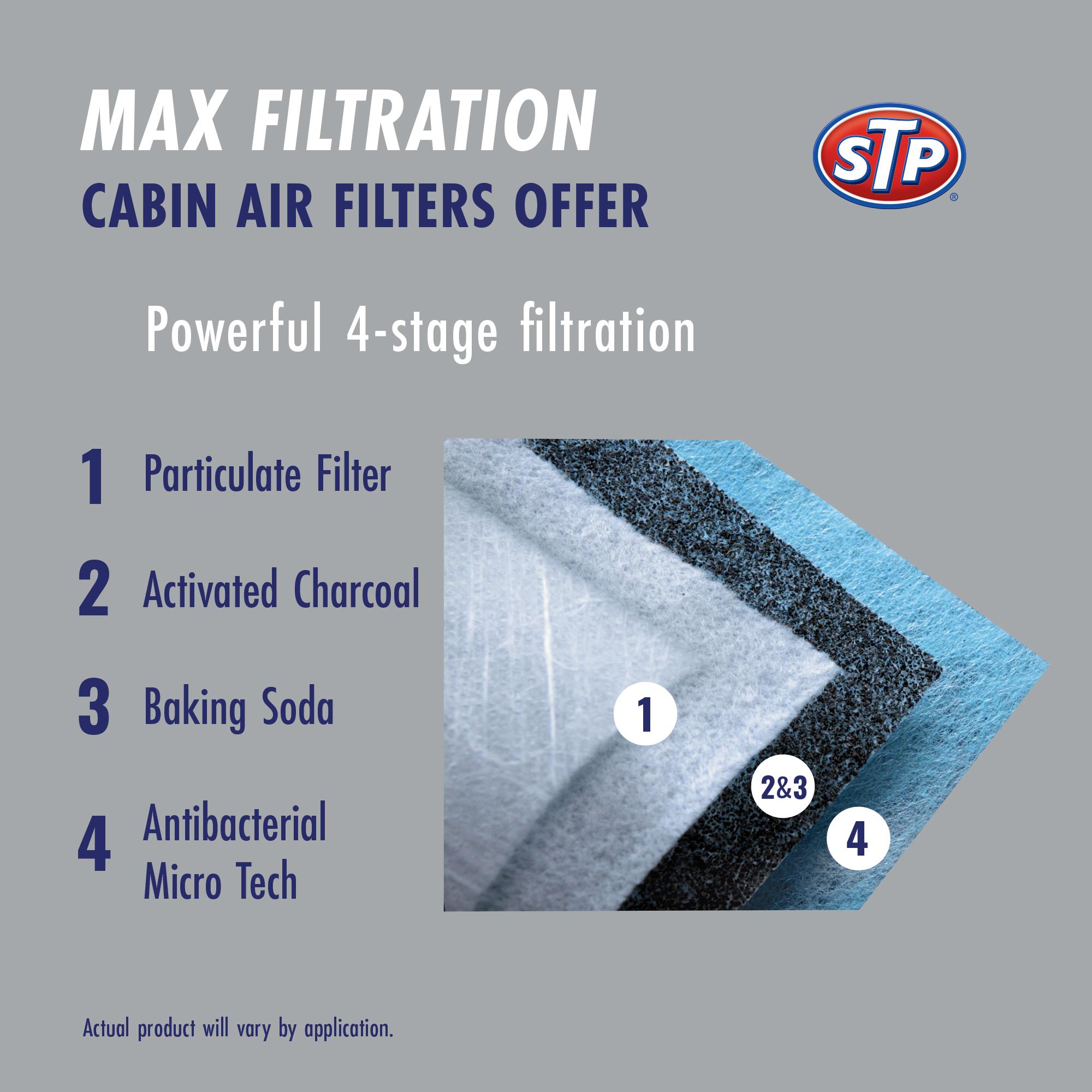 Maxfrotto 405 プレートなし STP Max Cabin Air Filter CAF1878M | AutoZone