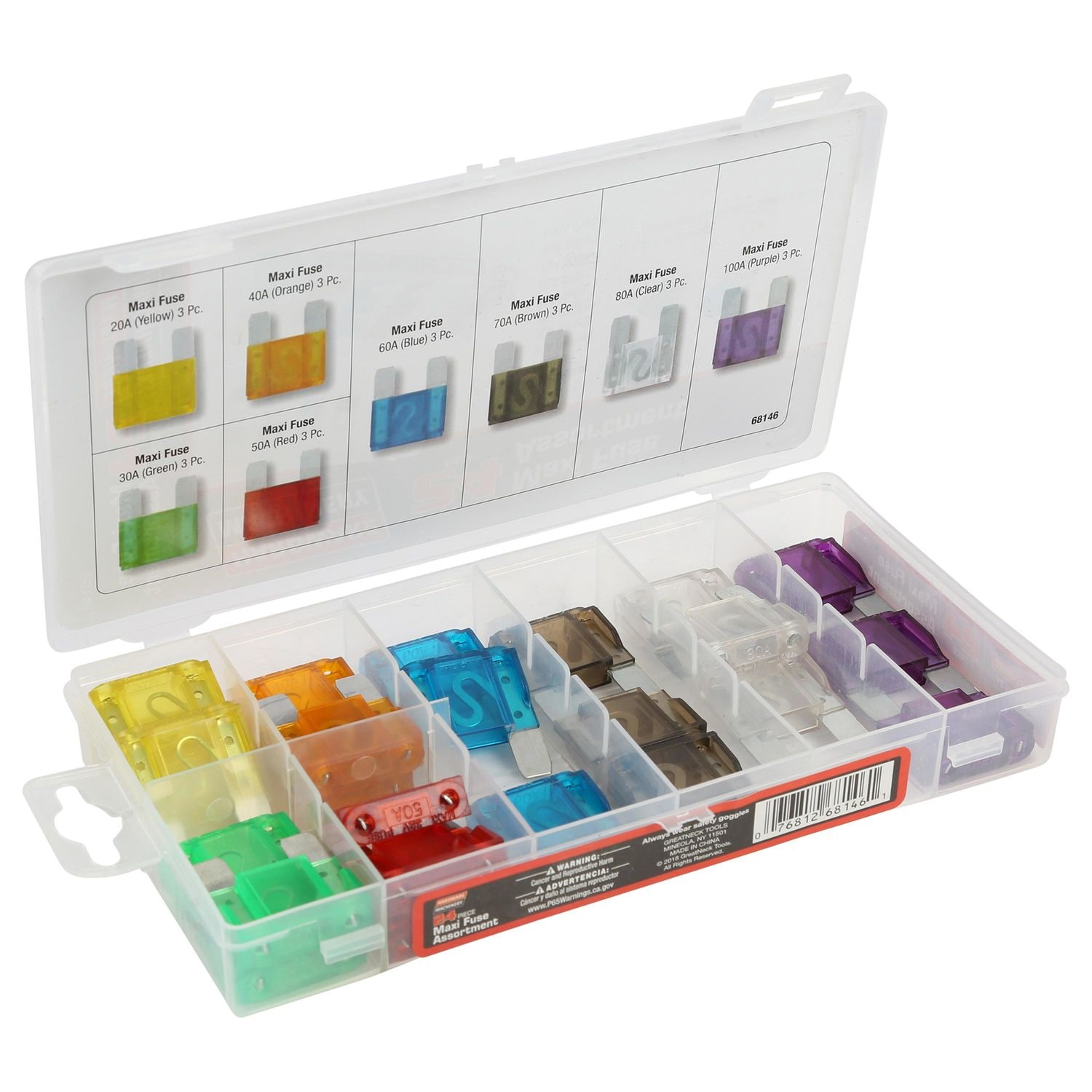 Hardware Machinery Maxi Fuse Assortment 24 Piece | AutoZone