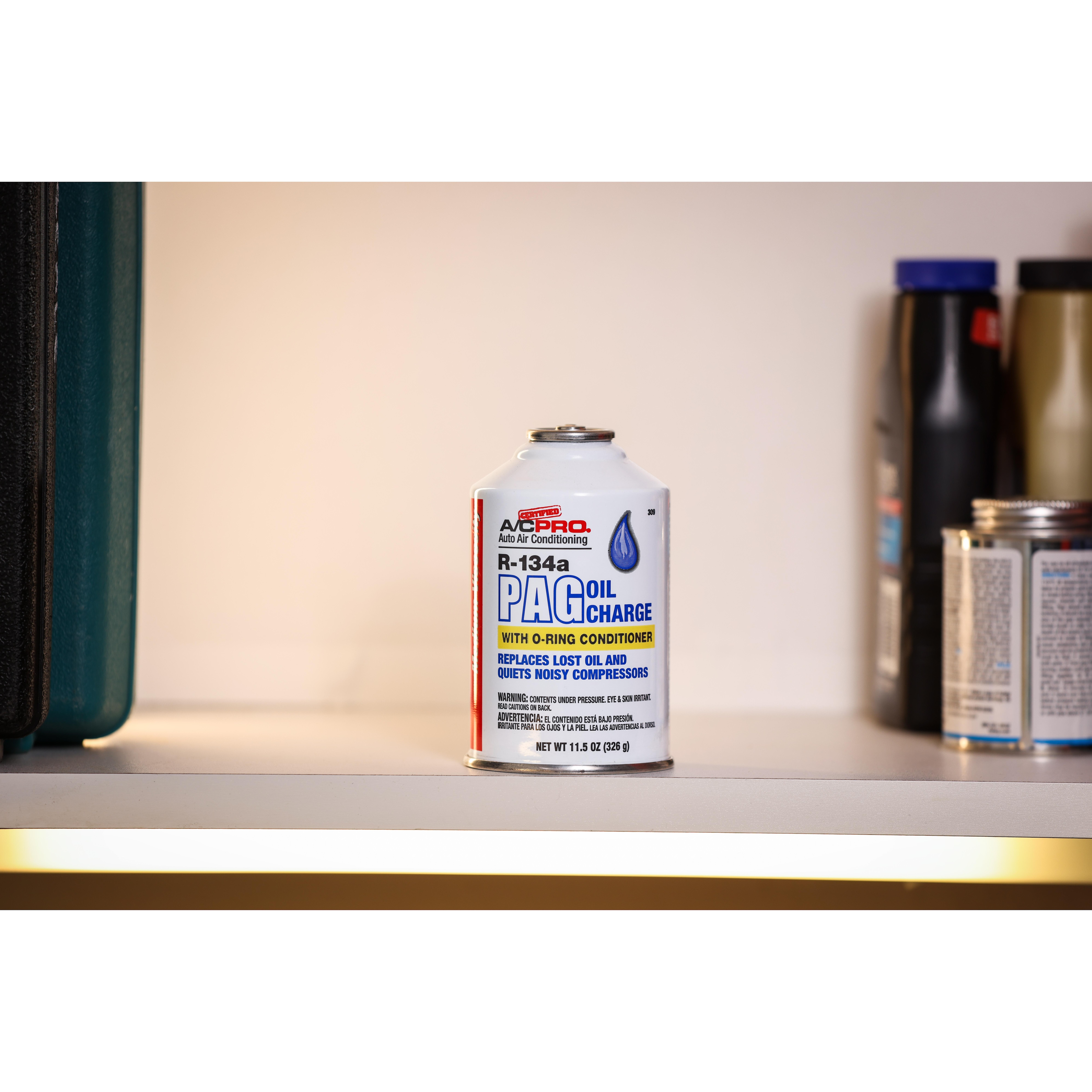 Certified A/C Pro R-134a PAG Oil Charge with O-Ring Conditioner