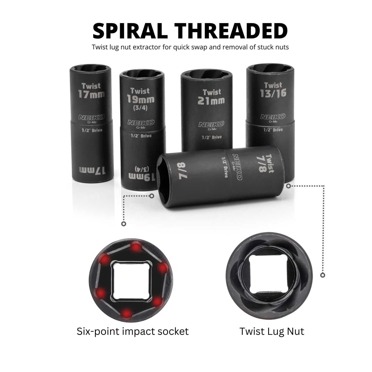 NEIKO Flip Socket 02340A | AutoZone