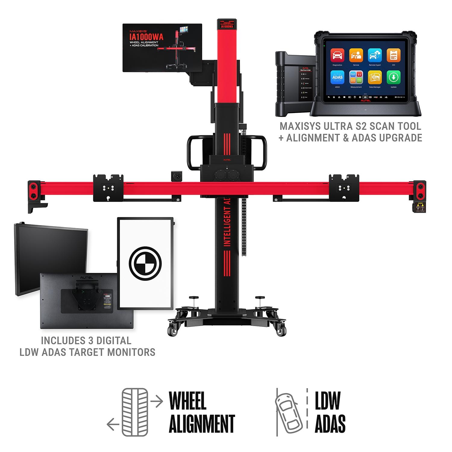 Autel IA1000 Alignment and ADAS Calibration System with Ultra S2
