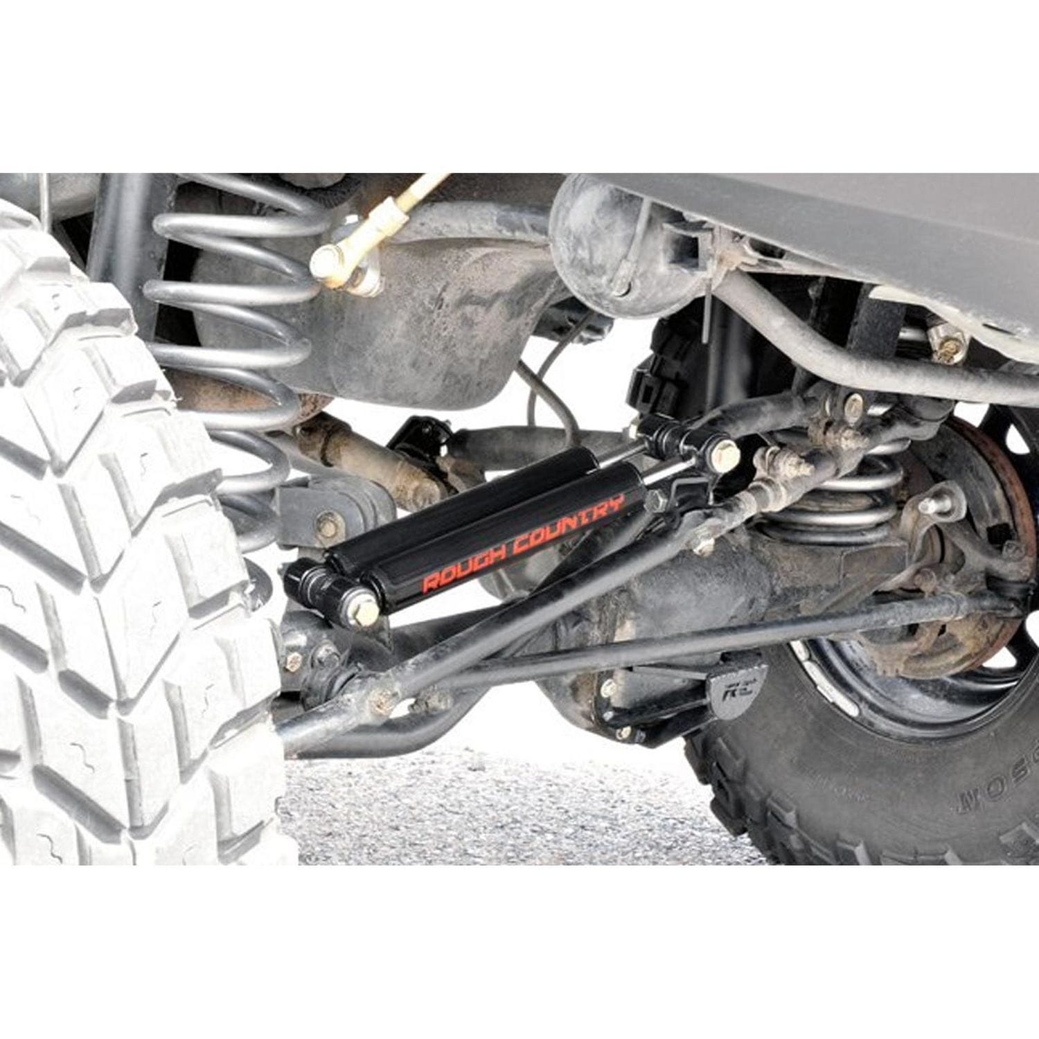 Rough Country Rough Country Dual Steering Stabilizer for 97-06