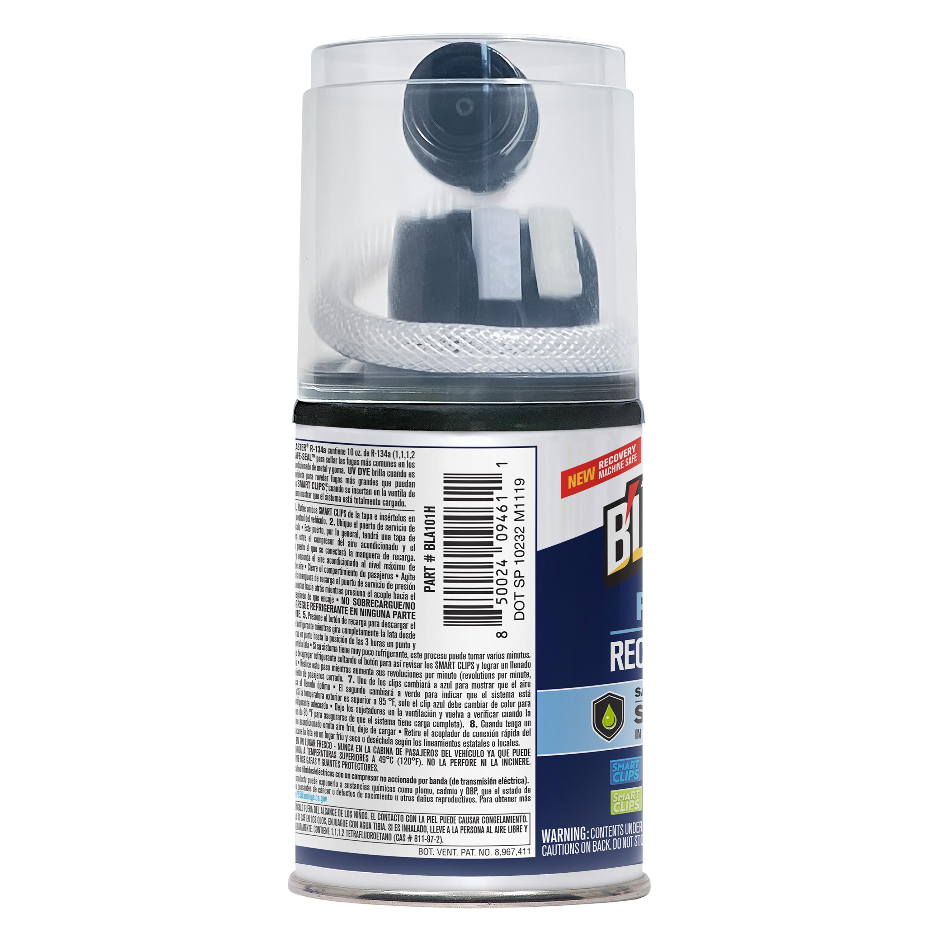 B'laster R-134a Refrigerant with Stop Leak and Charging Hose 10oz